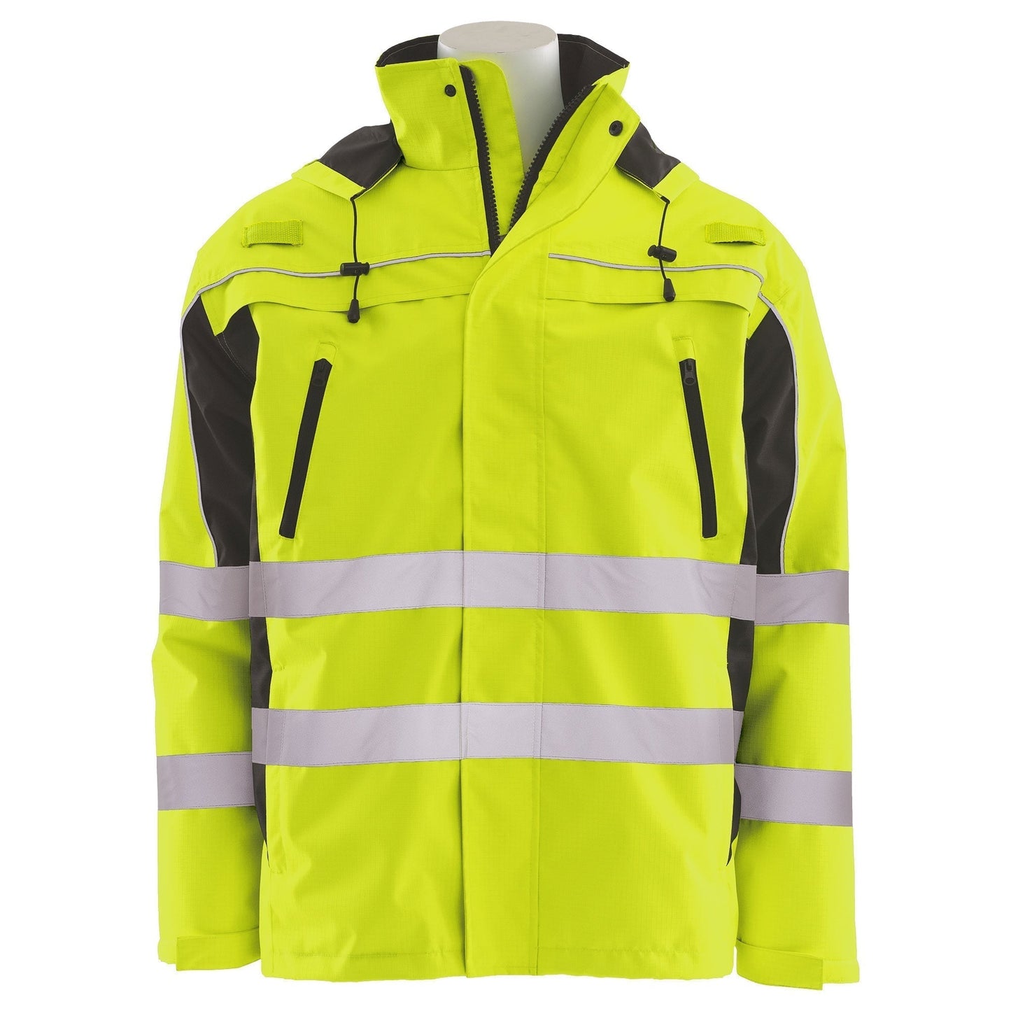 Yellow/Lime Safety Jacket - ERB - Waterproof Design