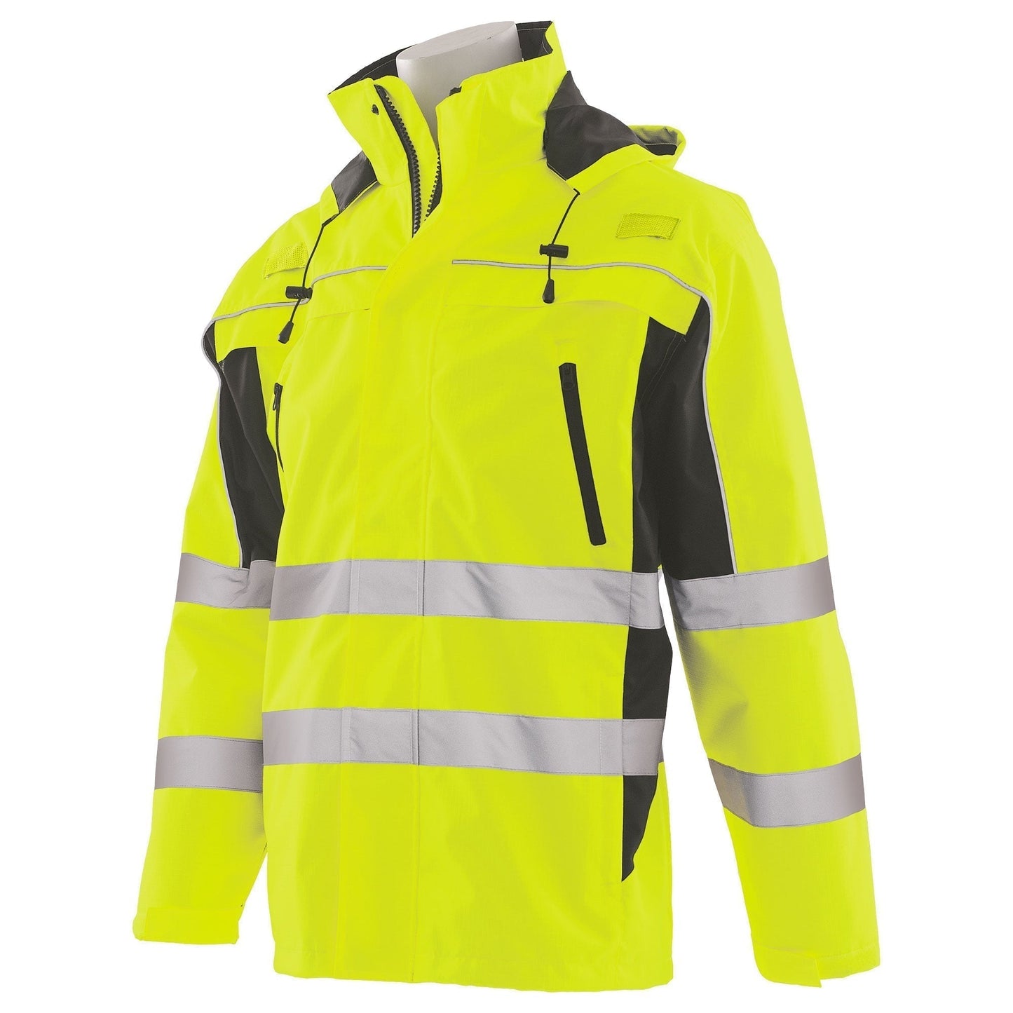 Yellow/Lime Safety Jacket - ERB - Waterproof Design