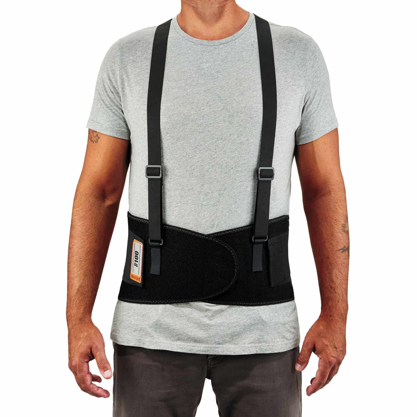 Black Back Supports - Ergodyne - Spandex Construction