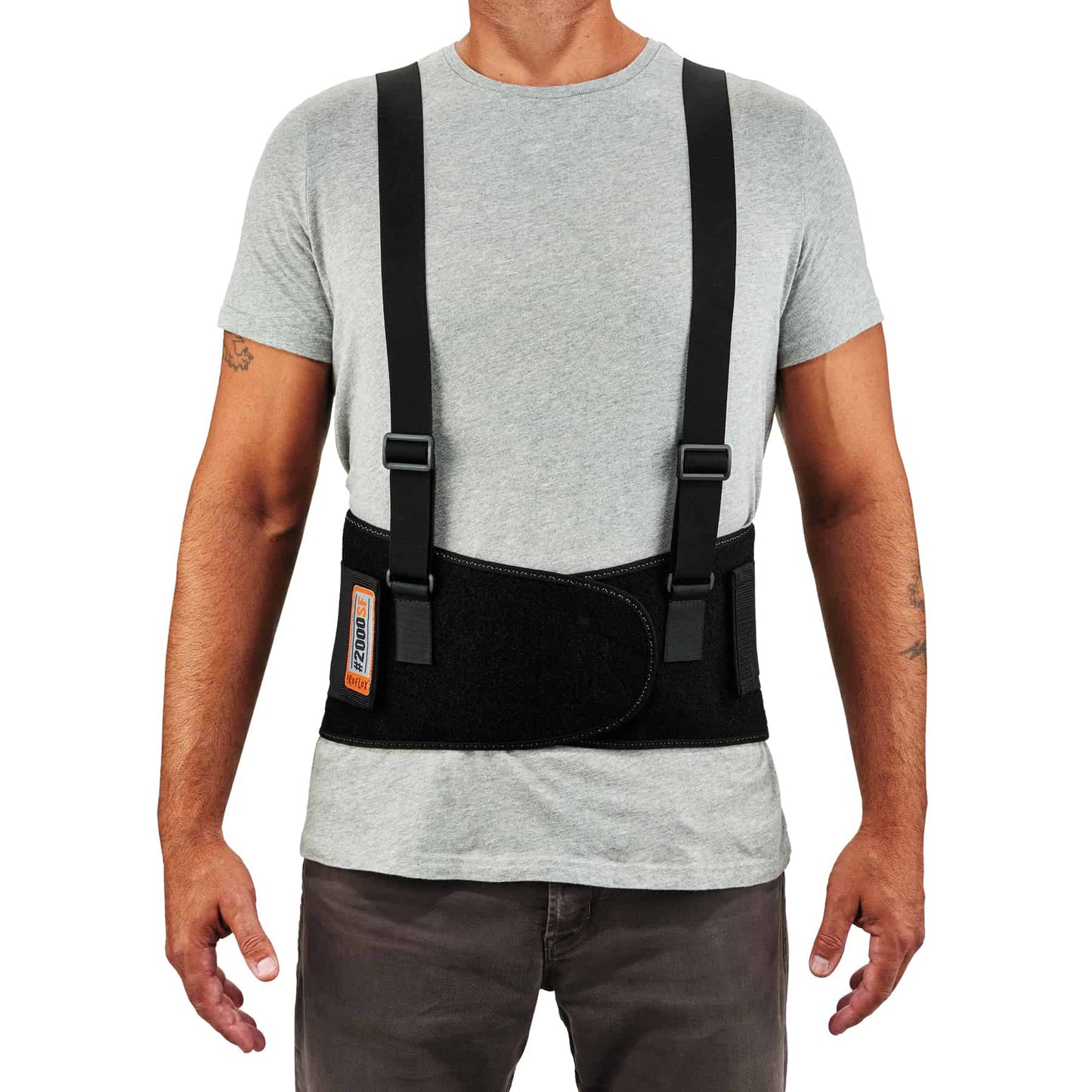 Black Back Supports - Ergodyne - High-Performance Spandex