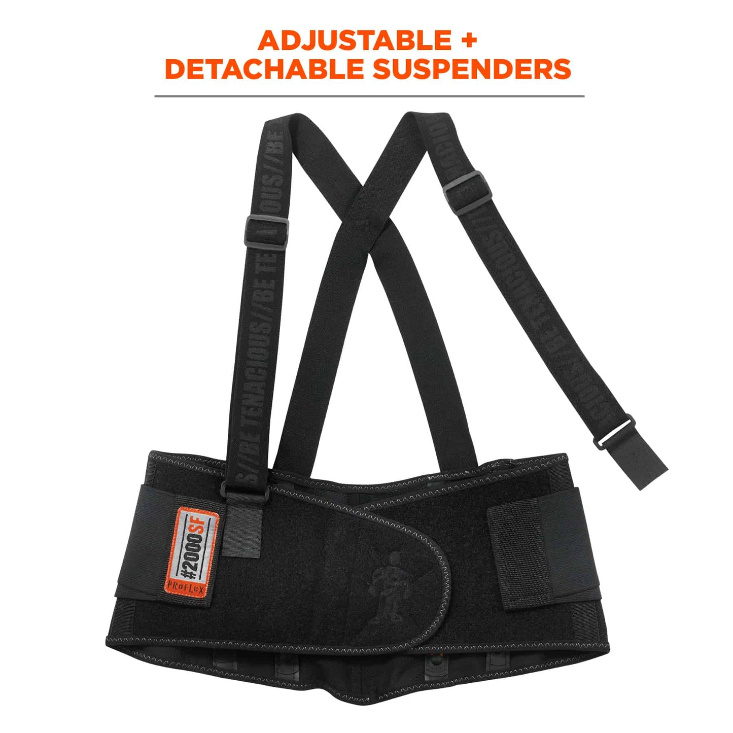 Black Back Supports - Ergodyne - High-Performance Spandex