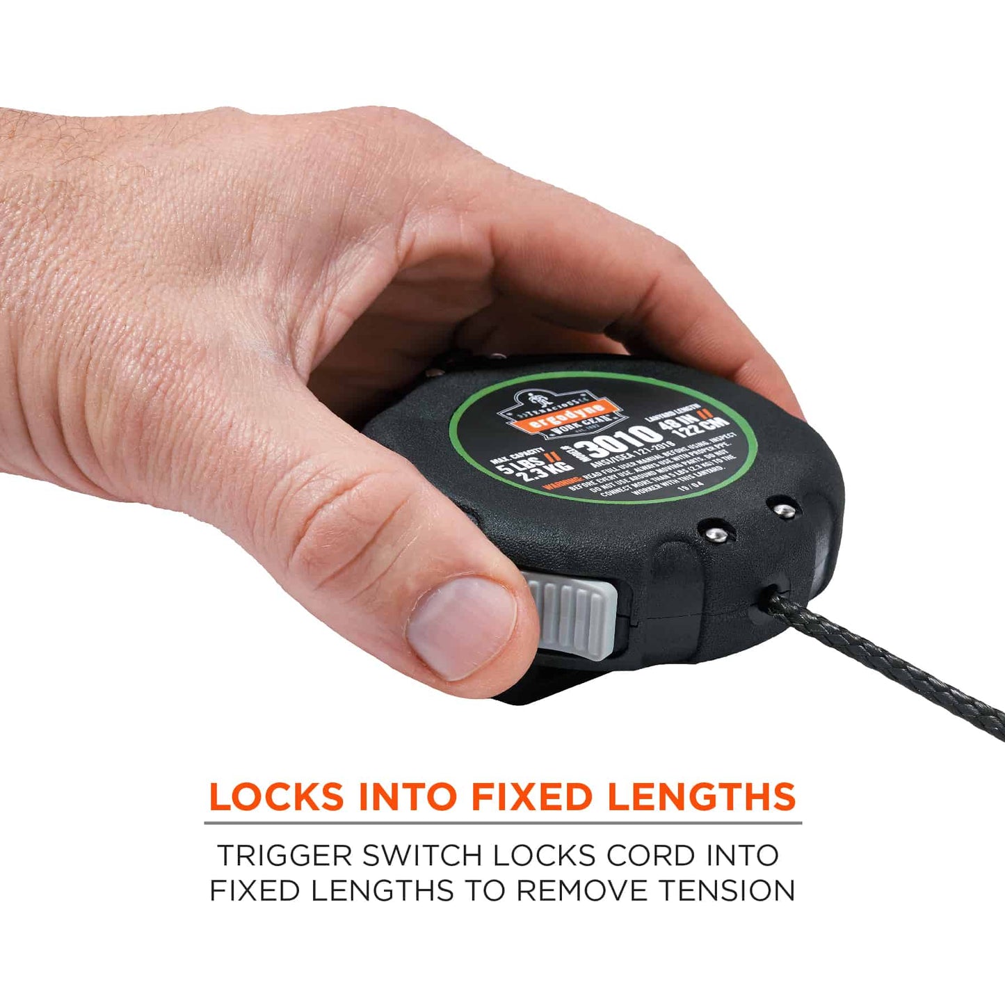 Black Tool Lanyards - Ergodyne - Durable Retractable