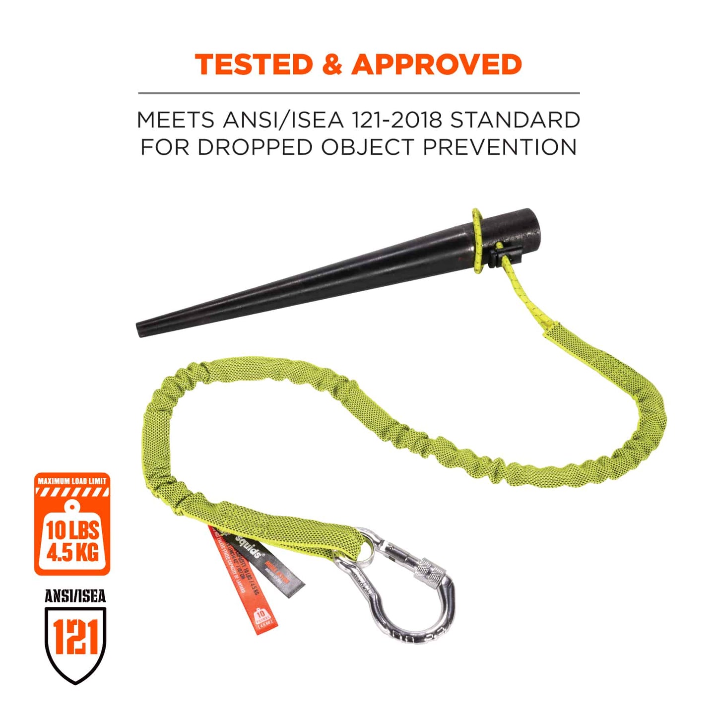 Yellow/Lime Lanyards - Ergodyne - Durable Tool Retention