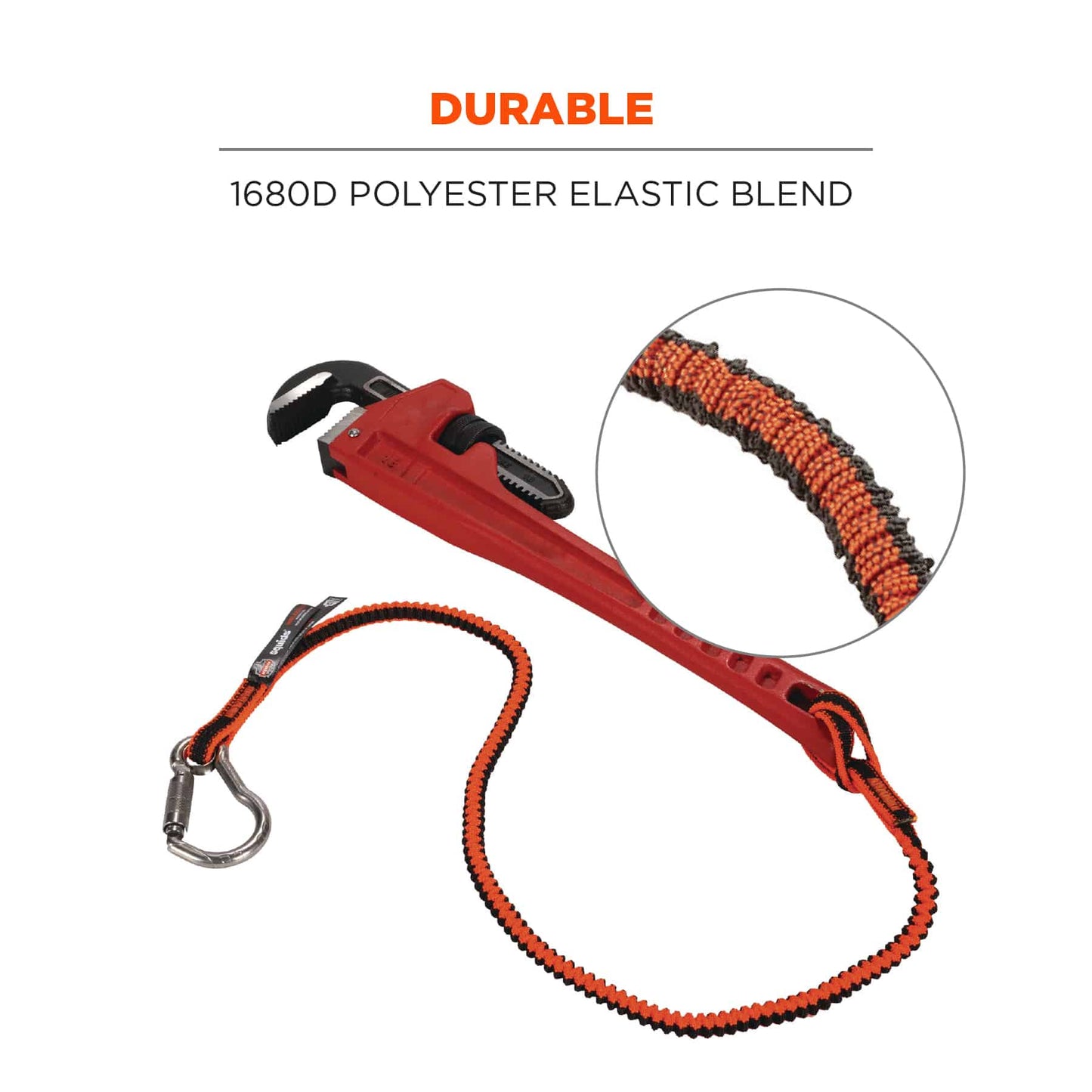 15lbs Tool Lanyards - Ergodyne - Shock Absorbing Design