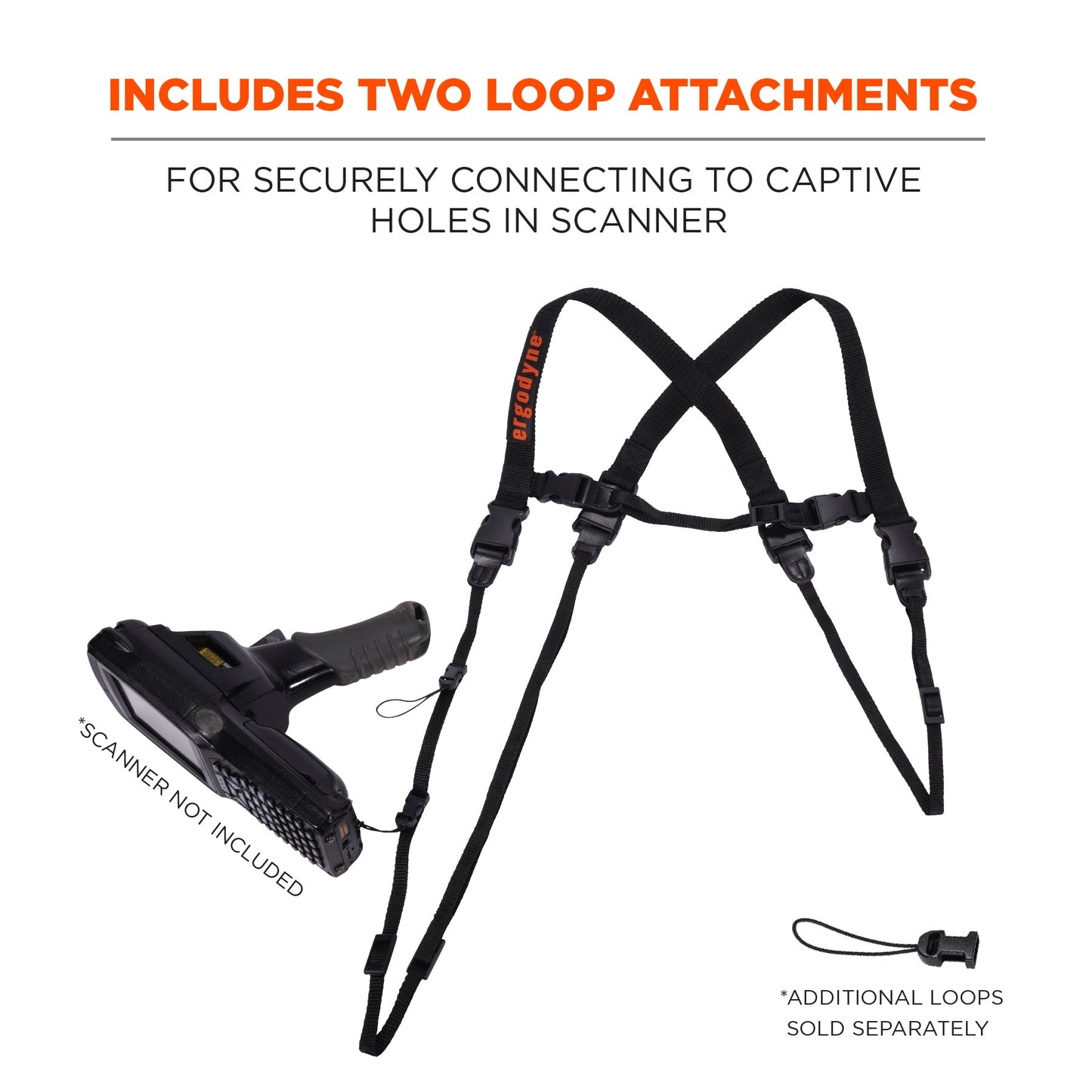 Black Lanyard Harness - Ergodyne - Durable Design