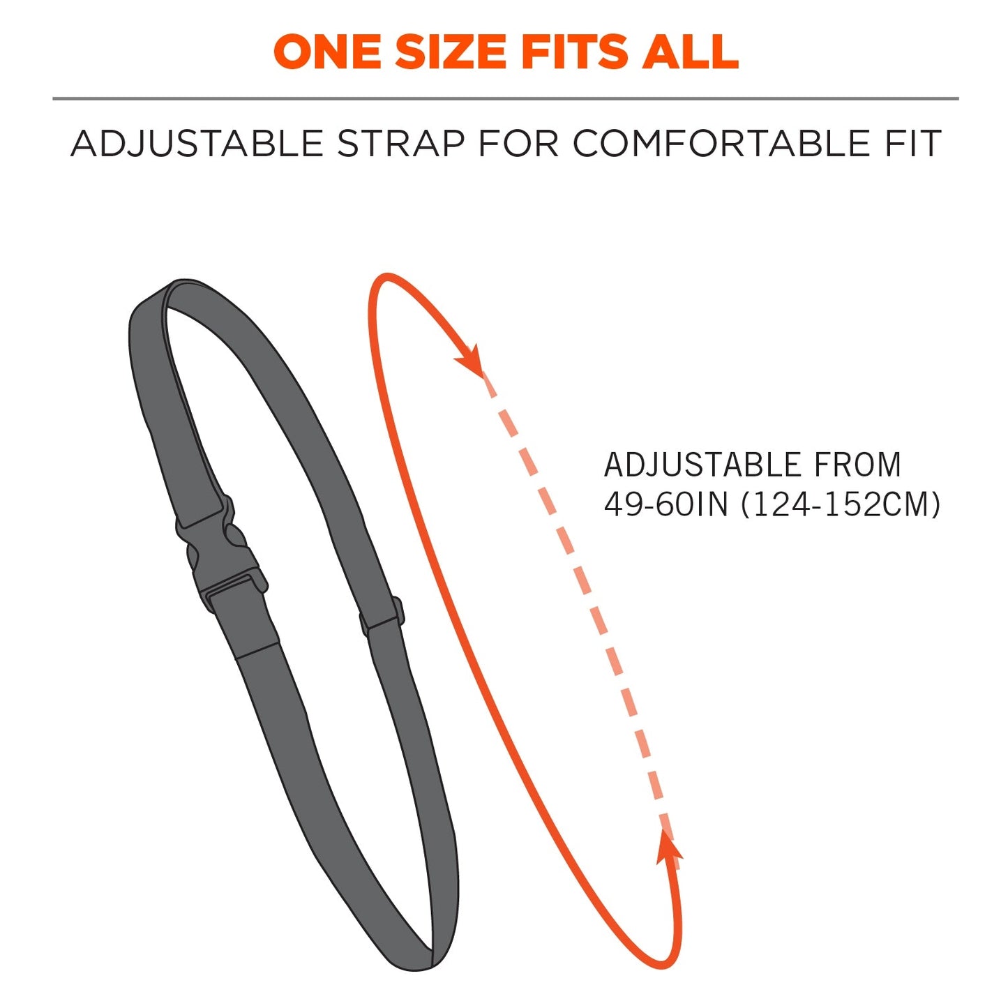 Black Sling Lanyard - Ergodyne - Heavy-Duty Design