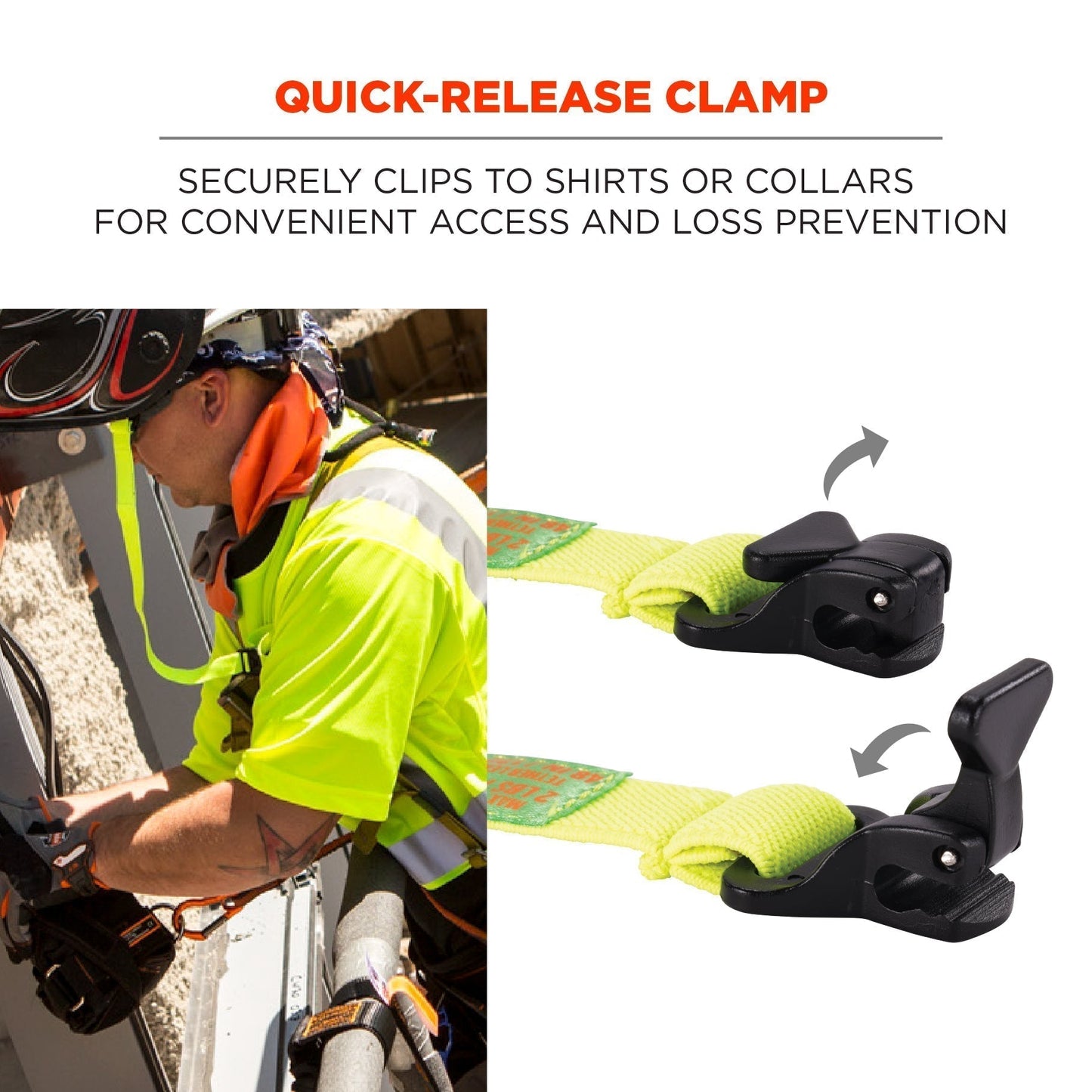 Yellow Lanyards - Ergodyne - Durable Tool Attachment