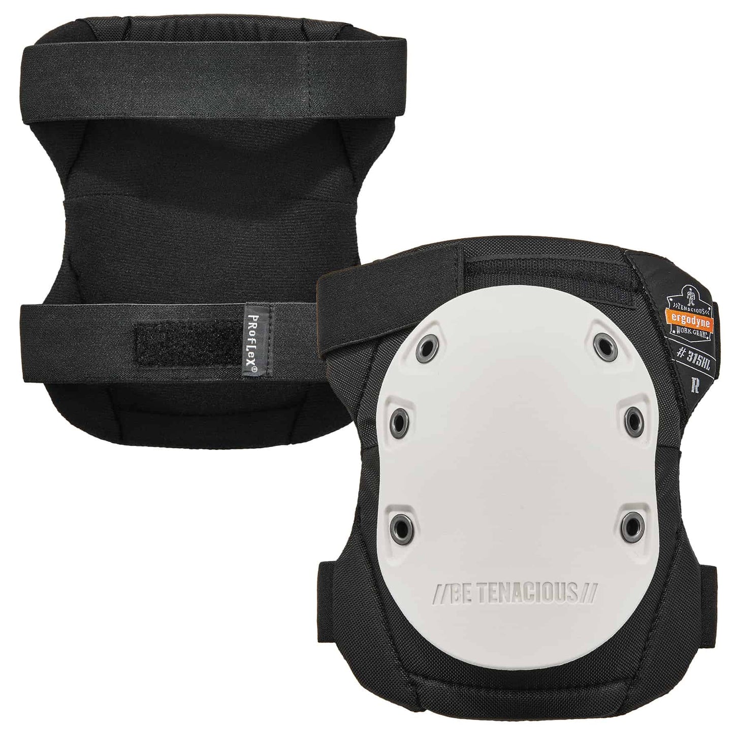Velcro Closure Knee Pads - Ergodyne - Durable Hard Cap