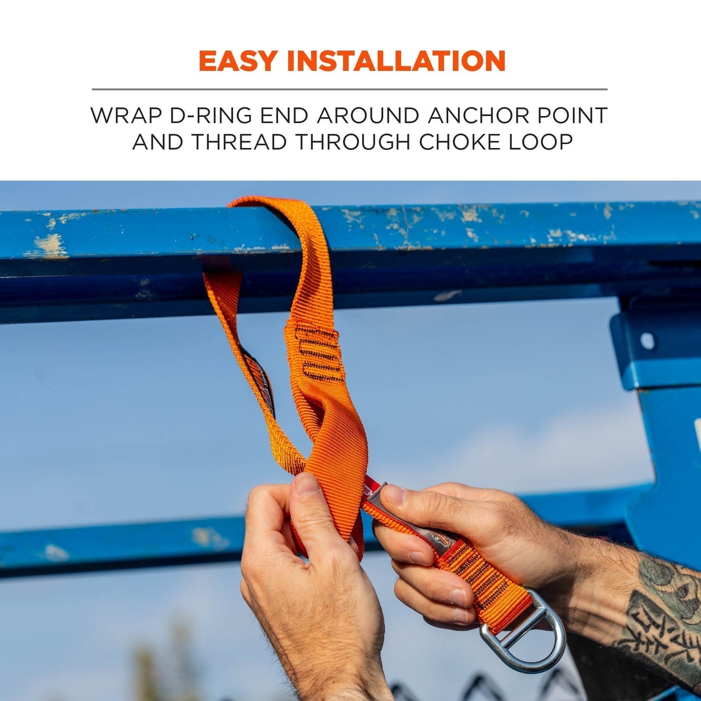 60lbs/27kg Tool Attachments - Ergodyne - Heavy-Duty Strap