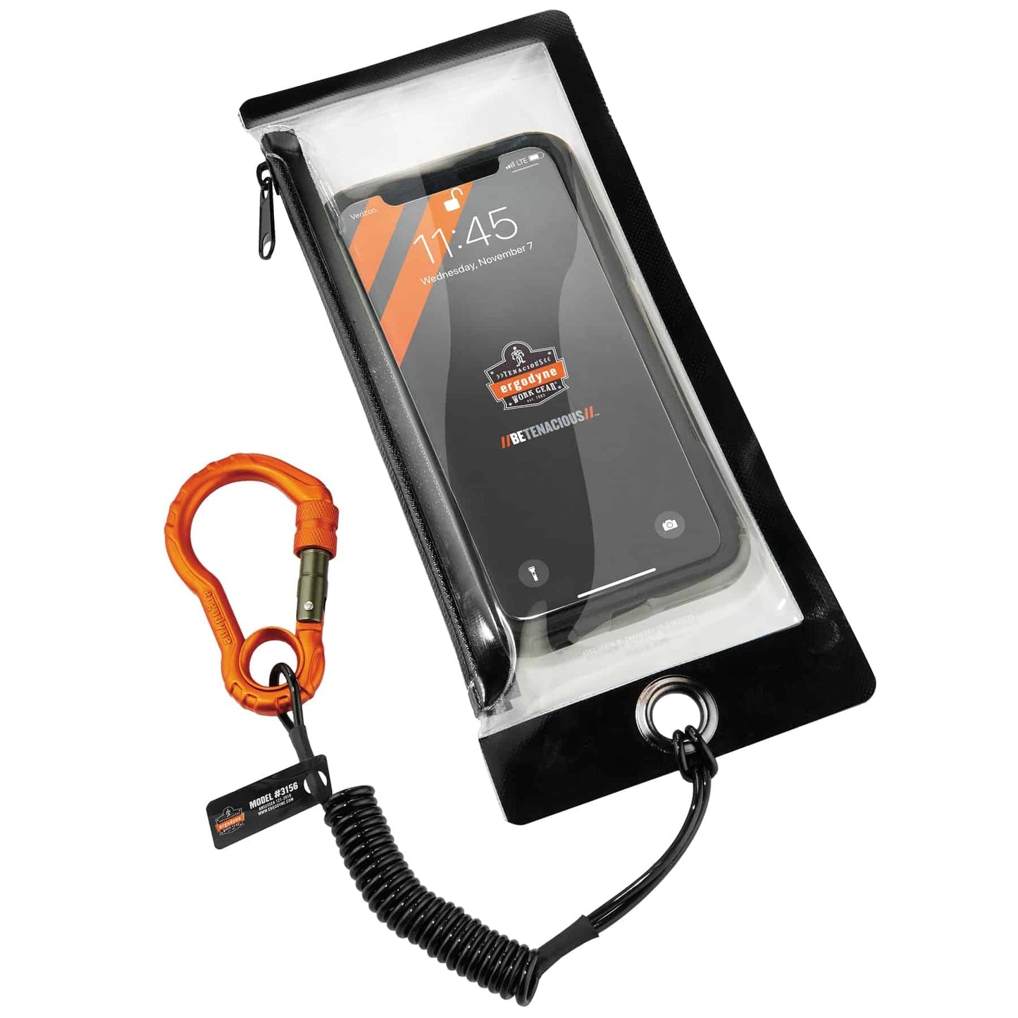 Black Tool Kits | Ergodyne | Durable Cell Phone Tether - Ergodyne - Secure Holding
