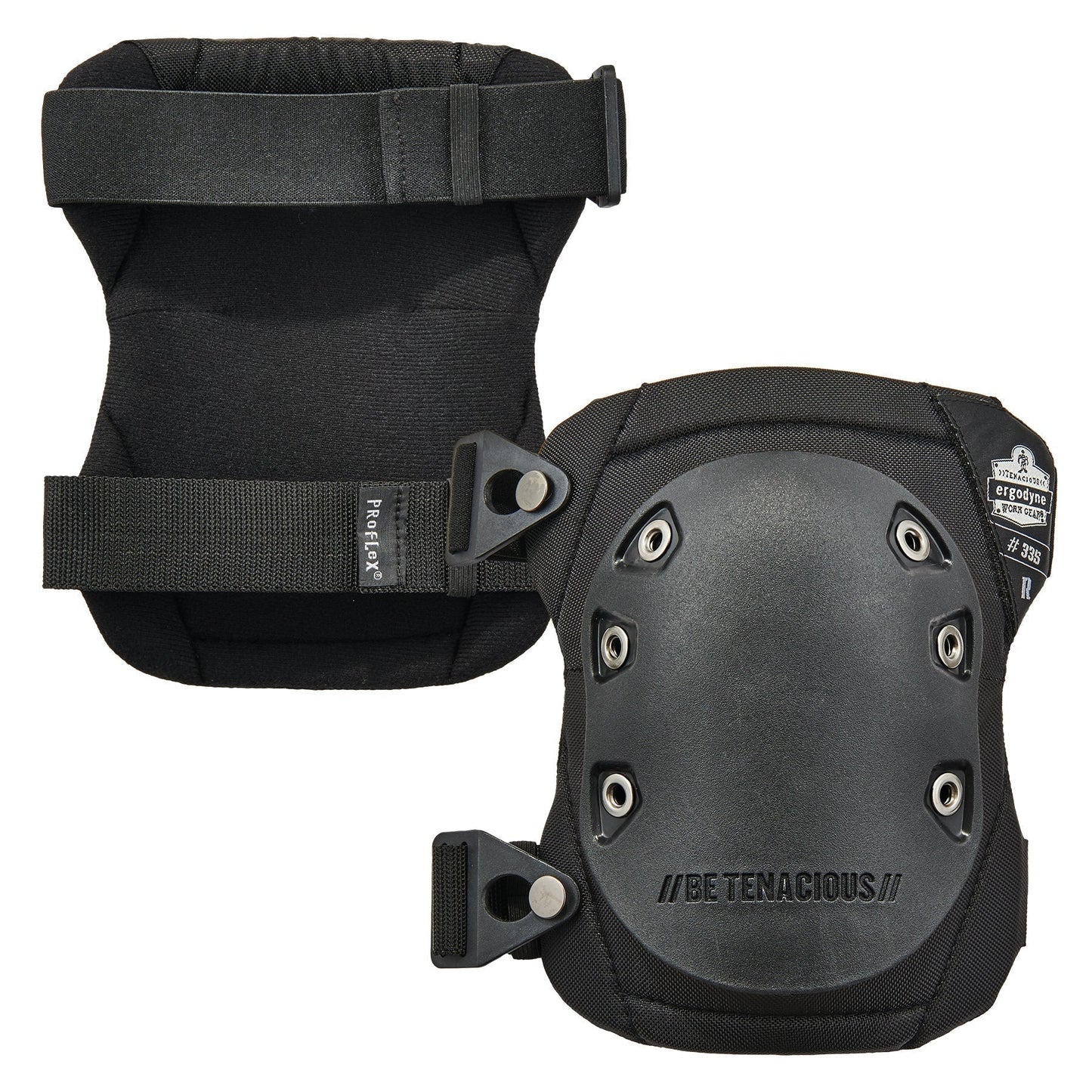 Buckle Closure Knee Pads - Ergodyne - Slip Resistant