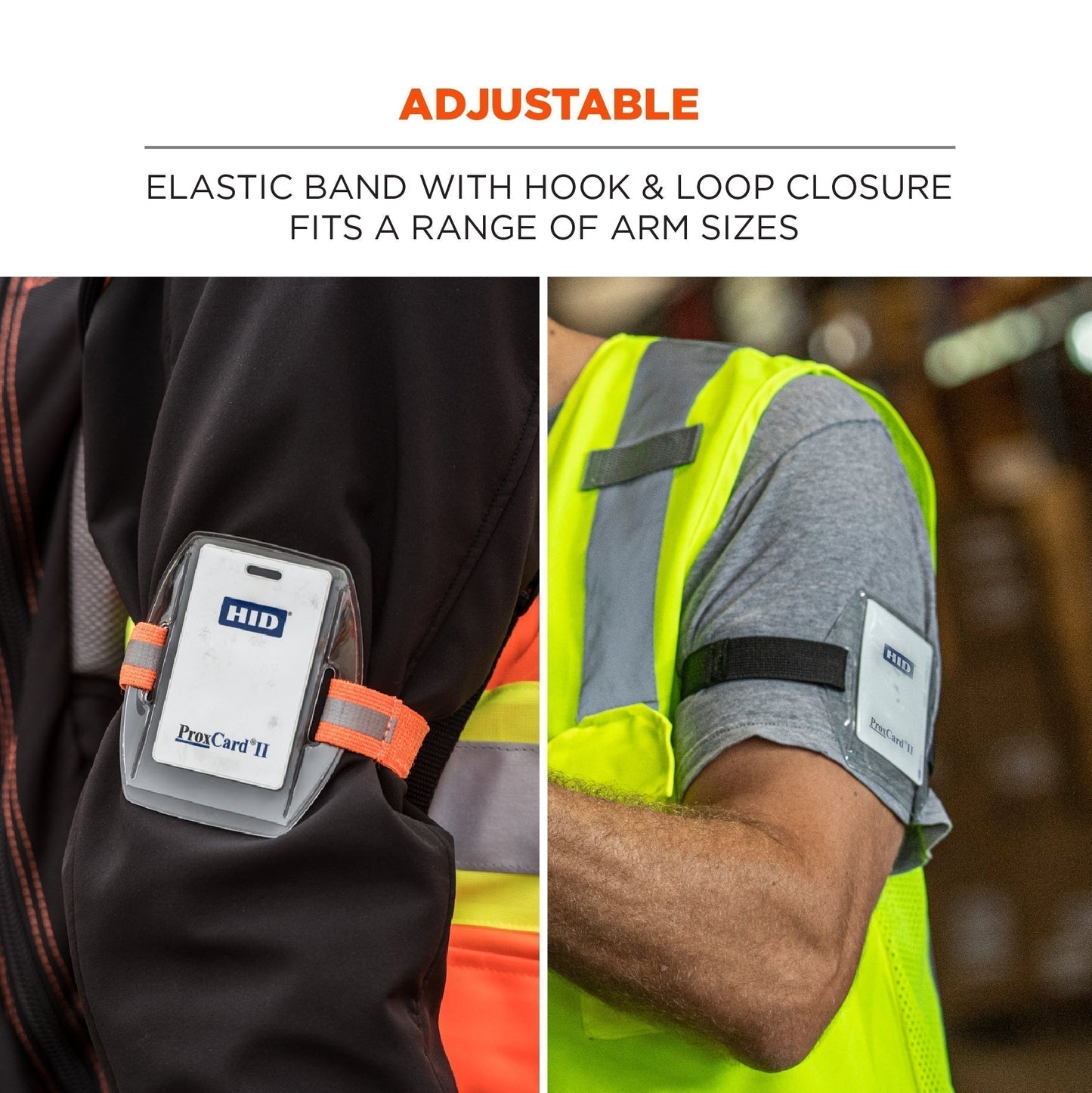 Black ID Holders - Ergodyne - Durable Vinyl Arm Band