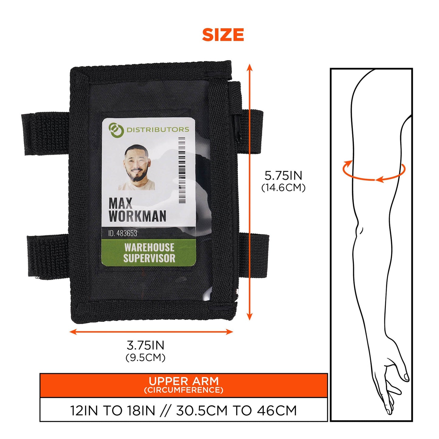 Black ID Holders - Ergodyne - Durable Vinyl Protection