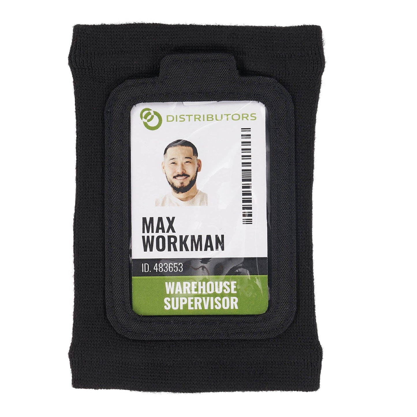 Black ID Holder - Ergodyne - Soft Polyester