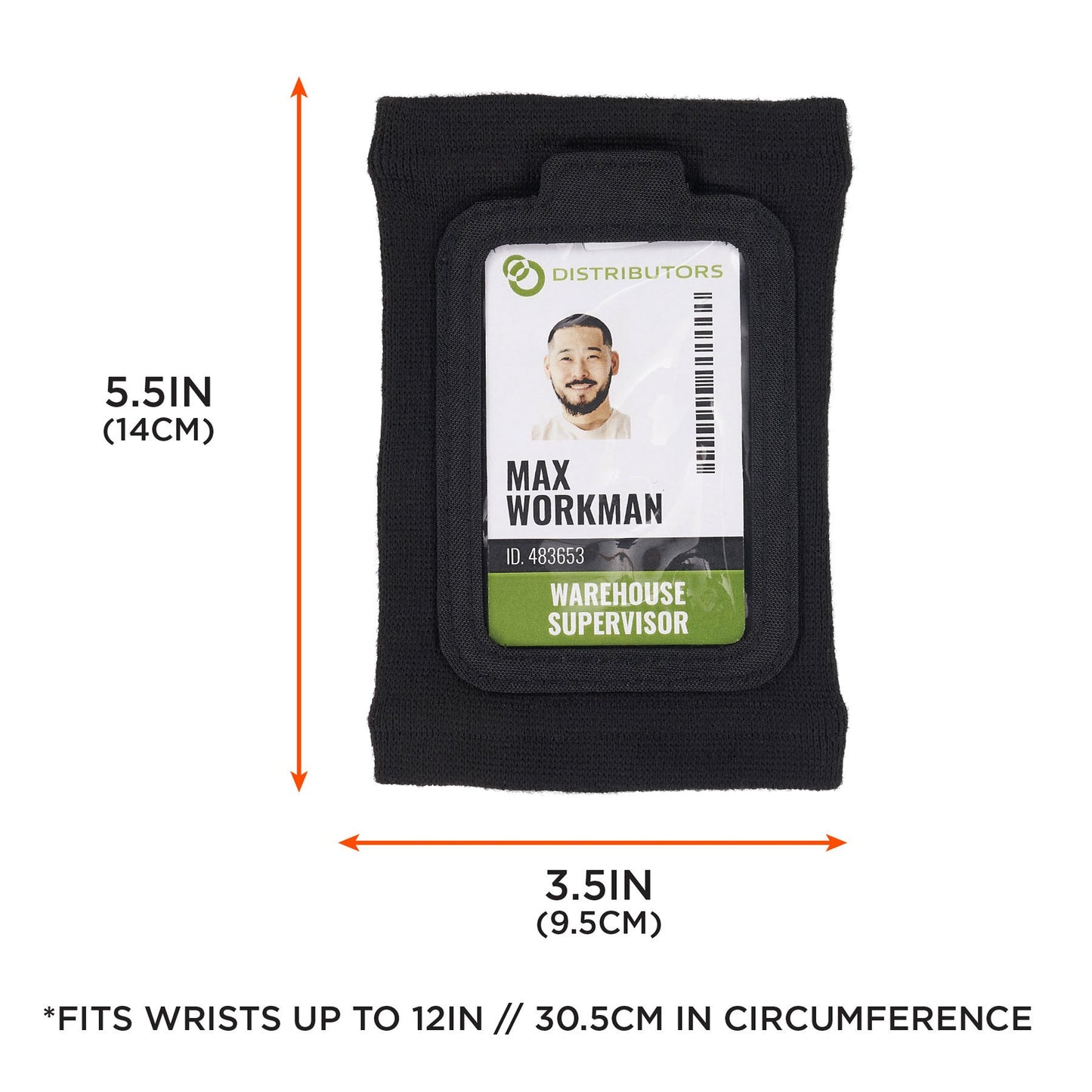 Black ID Holder - Ergodyne - Soft Polyester