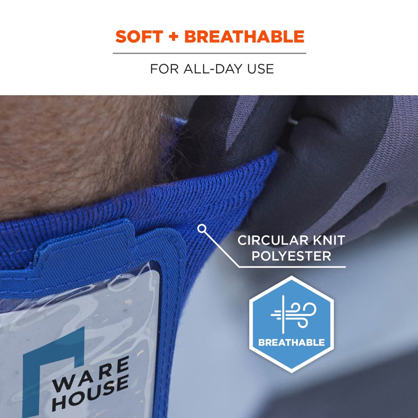 Black ID Holder - Ergodyne - Soft Polyester