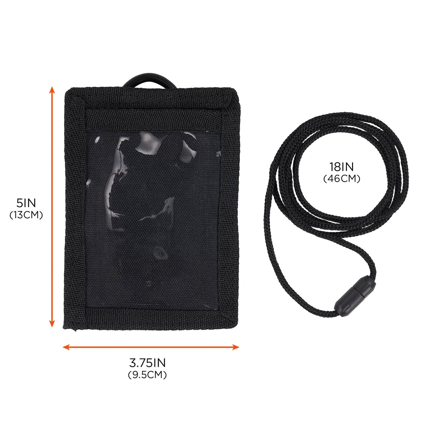 Black ID Holders - Ergodyne - Versatile Mini Wallet