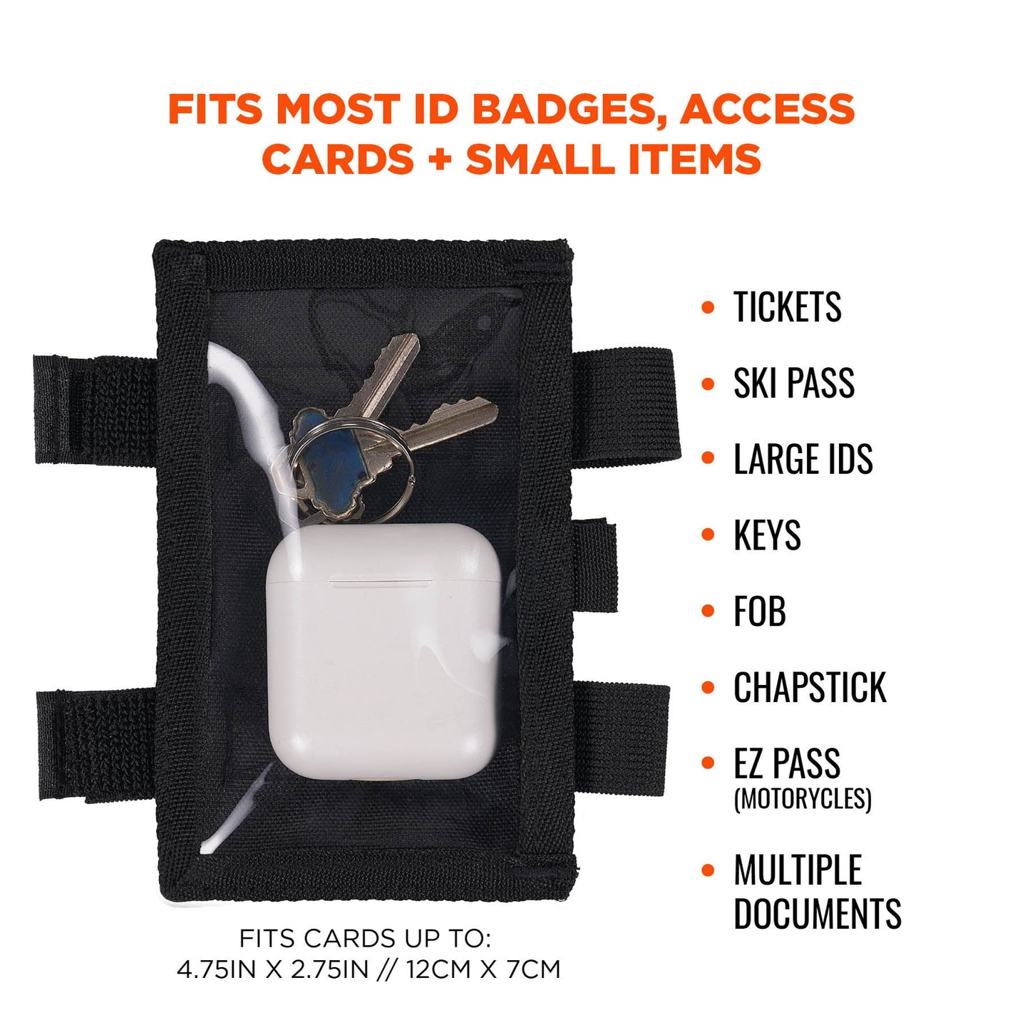 Black ID Holders - Ergodyne - Durable Arm Badge Holder