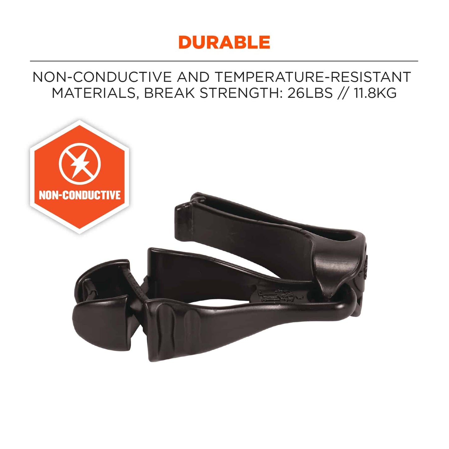 Black Glove Grabbers - Ergodyne - Versatile Clips