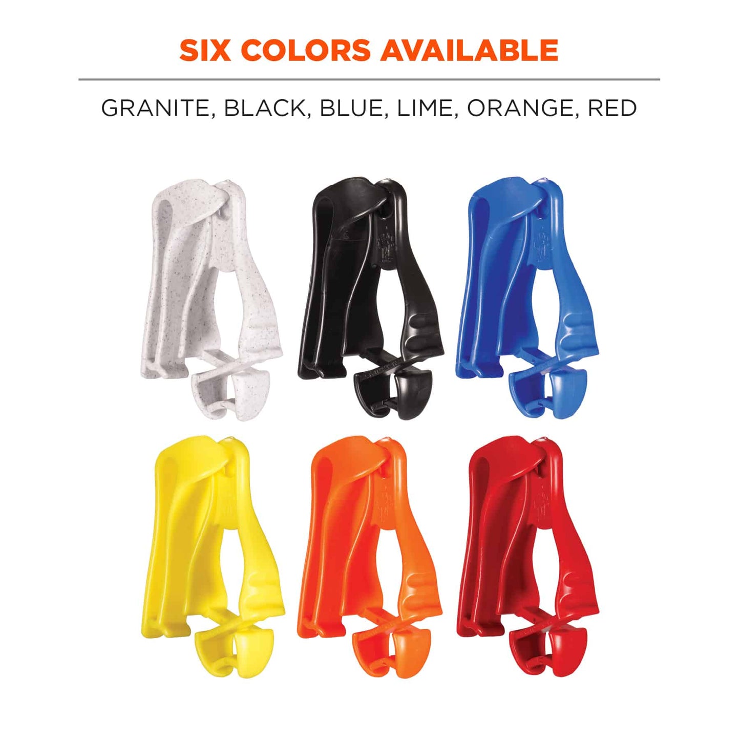 Black Glove Grabbers - Ergodyne - Versatile Clips