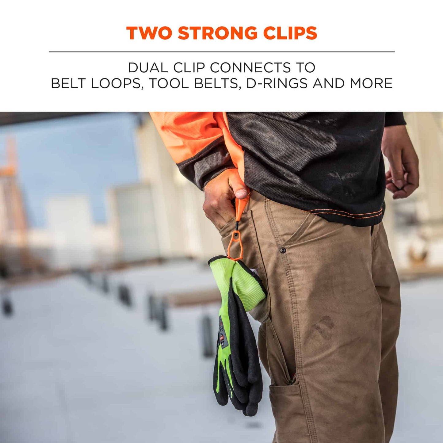 Black Glove Clips - Ergodyne - Durable Clip Holder