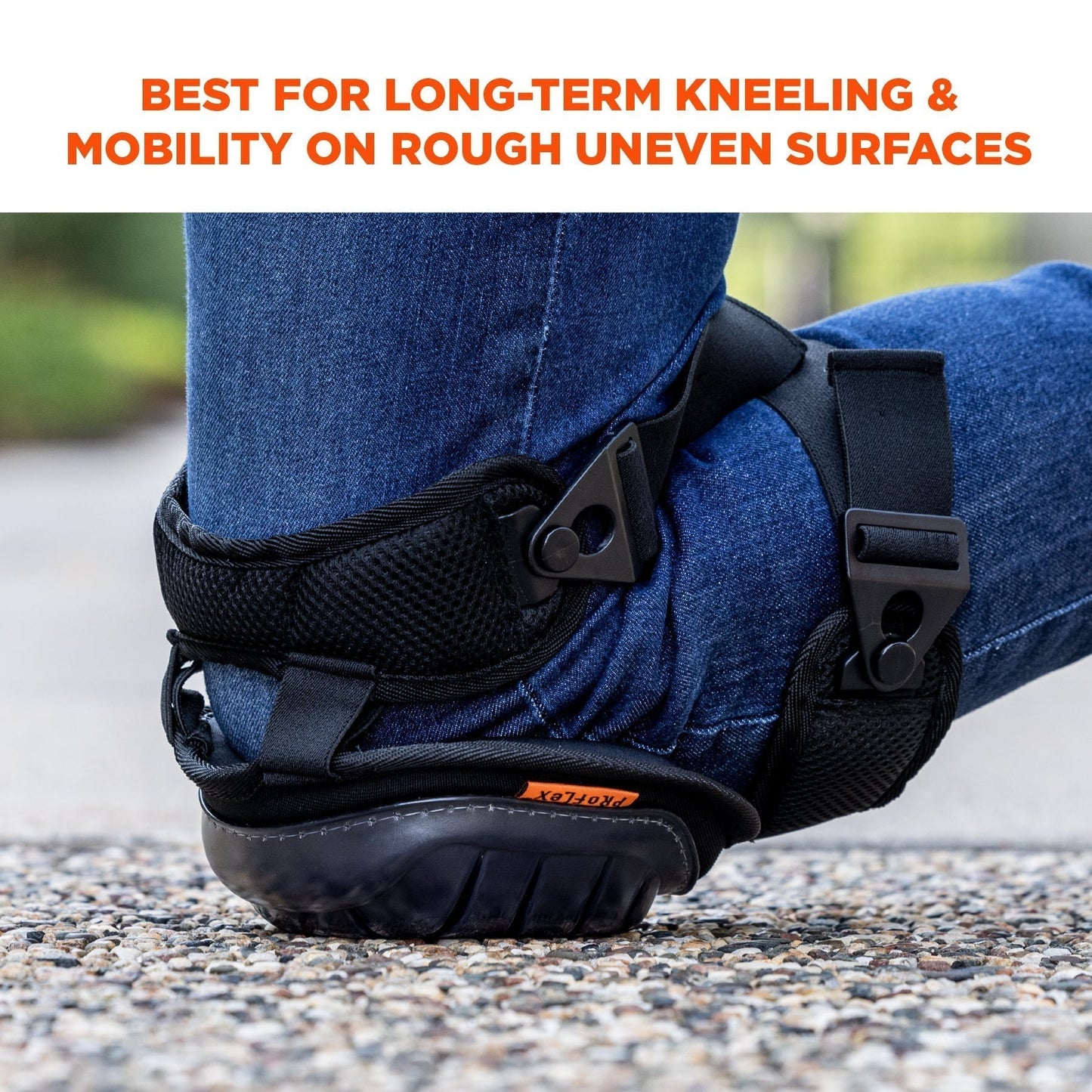 Black Knee Pads - Ergodyne - Injected Gel Comfort