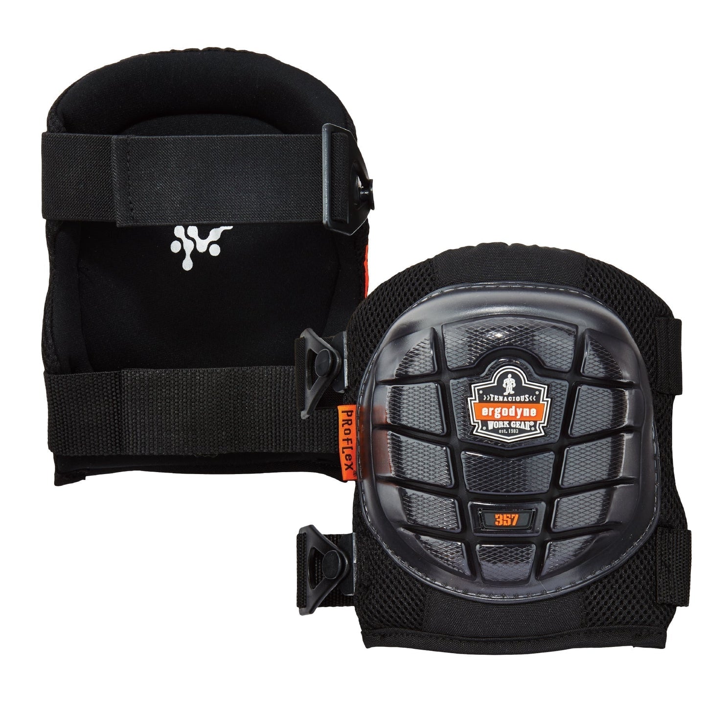 Black Knee Pads - Ergodyne - Lightweight Gel Comfort