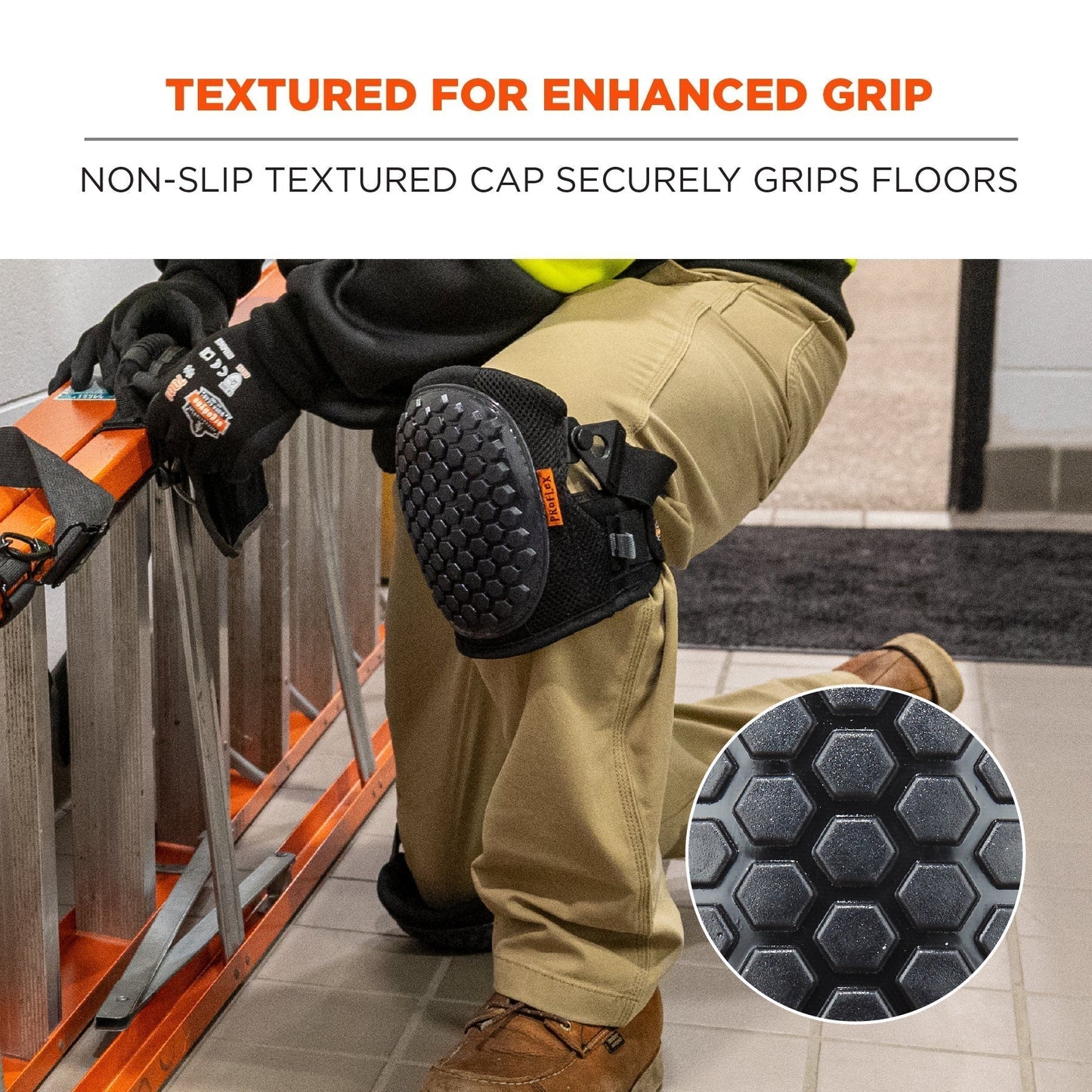 Black Knee Pads - Ergodyne - Lightweight Gel Comfort
