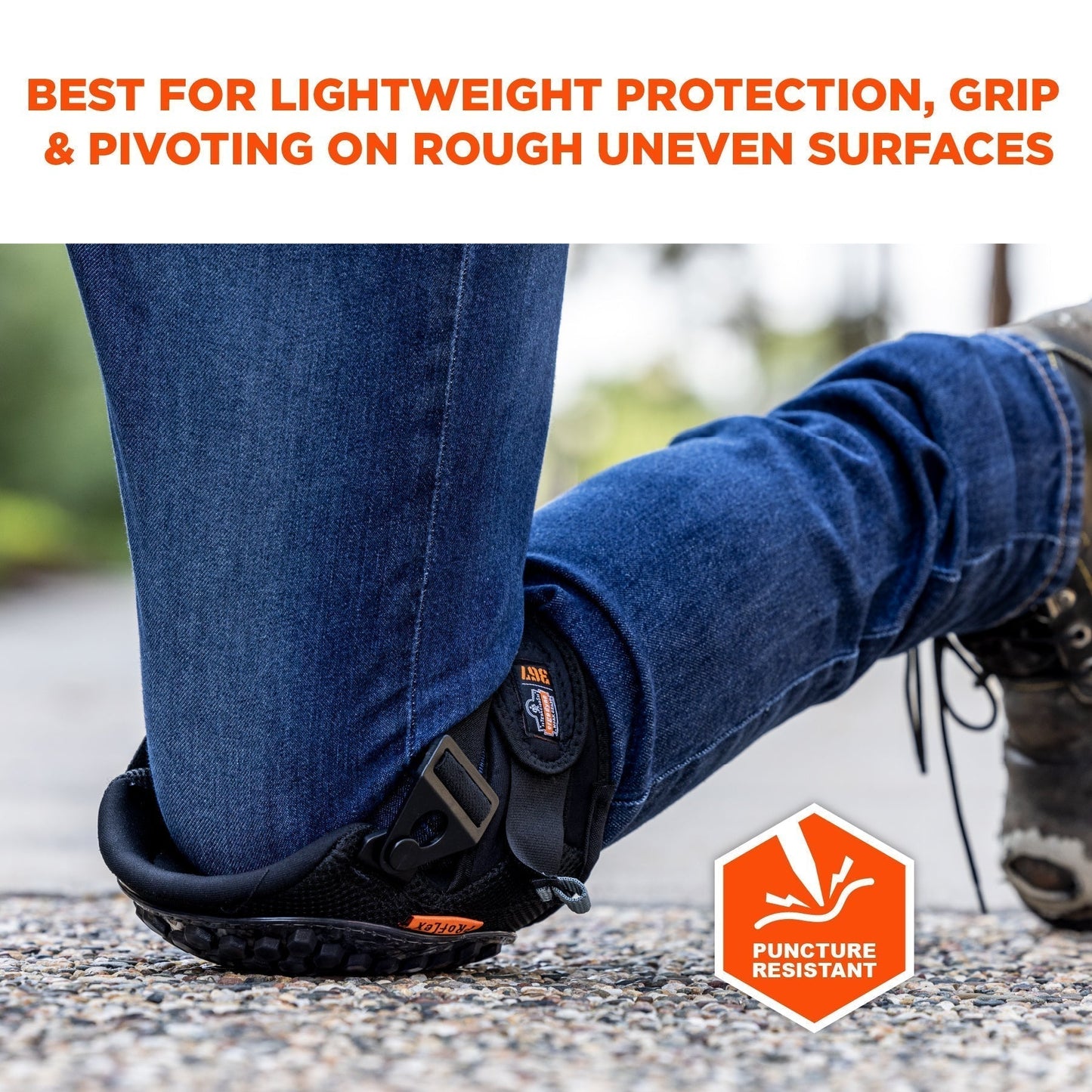 Black Knee Pads - Ergodyne - Lightweight Gel Comfort