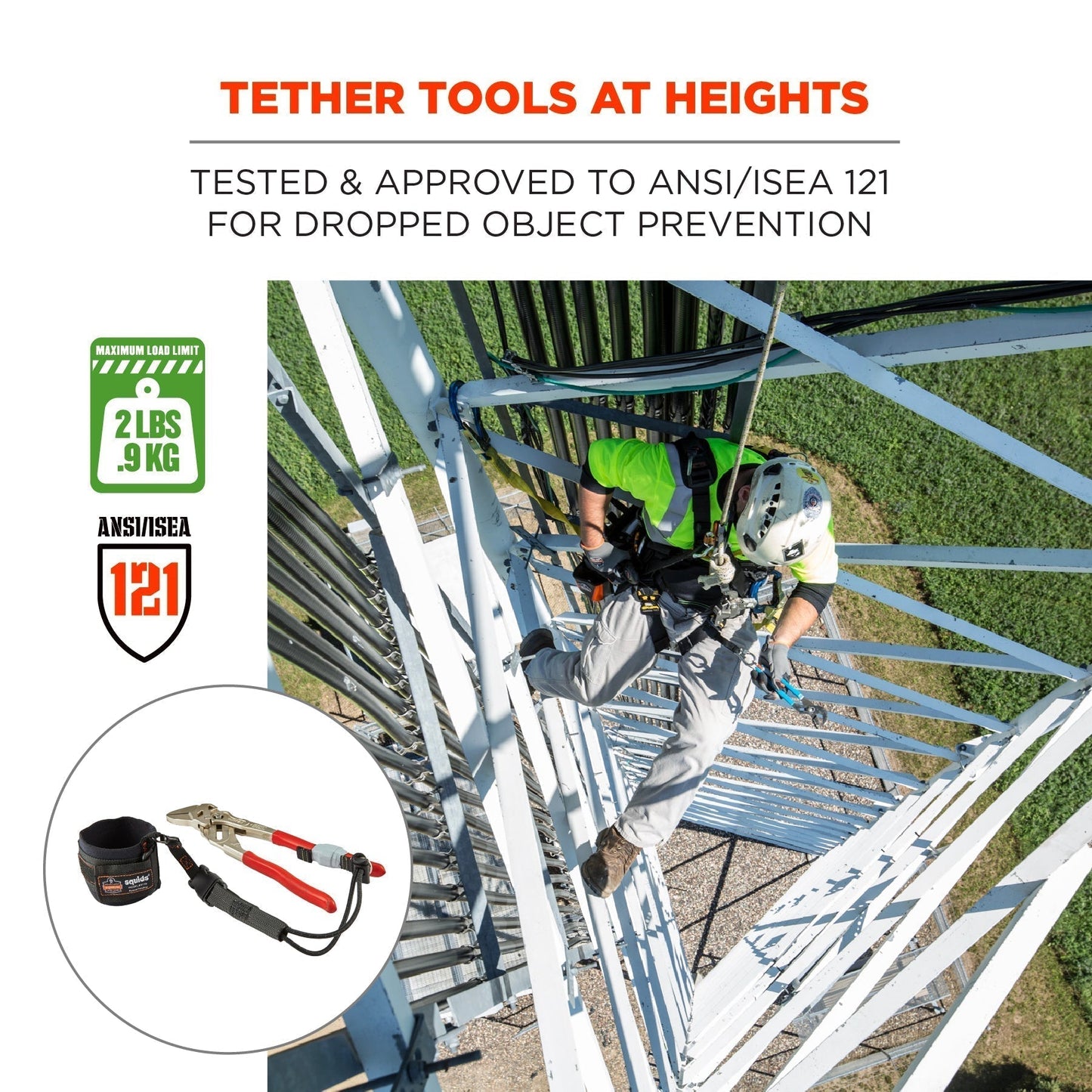 3.5" Tools | Ergodyne | Strong Web Tool Tails - Ergodyne - Durable Tether