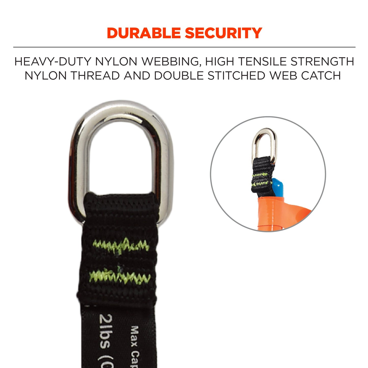 5.5" Tool Attachments - Ergodyne - Durable Nylon Tails