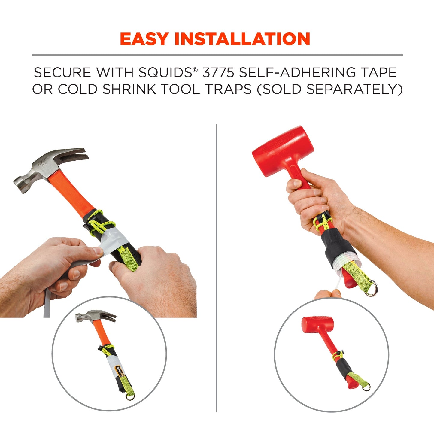 Standard 11" Length Tool Tails - Ergodyne - Elastic Secure
