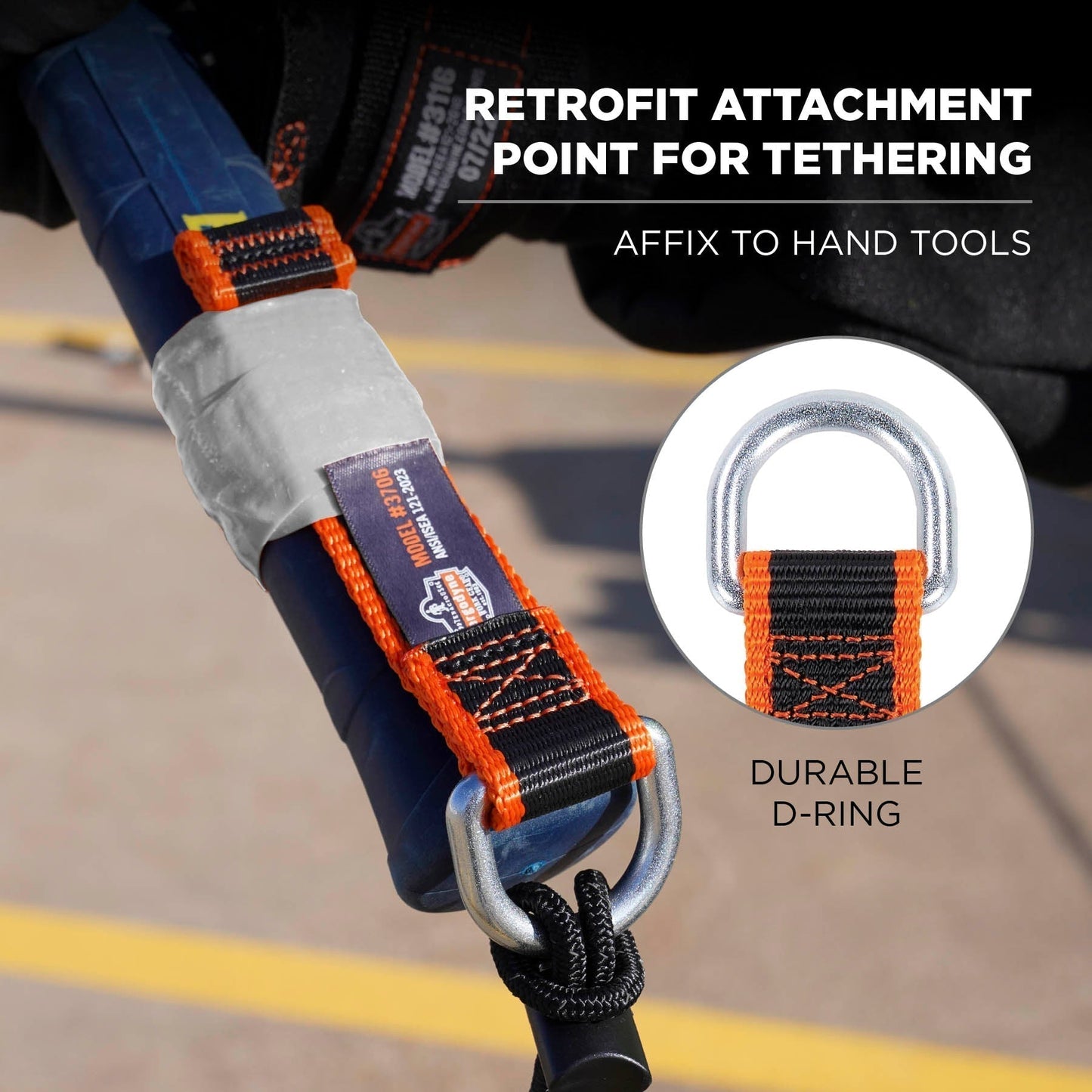 5lbs/2.3kg Tools - Ergodyne - Durable Tool Tether - Secure Attachments
