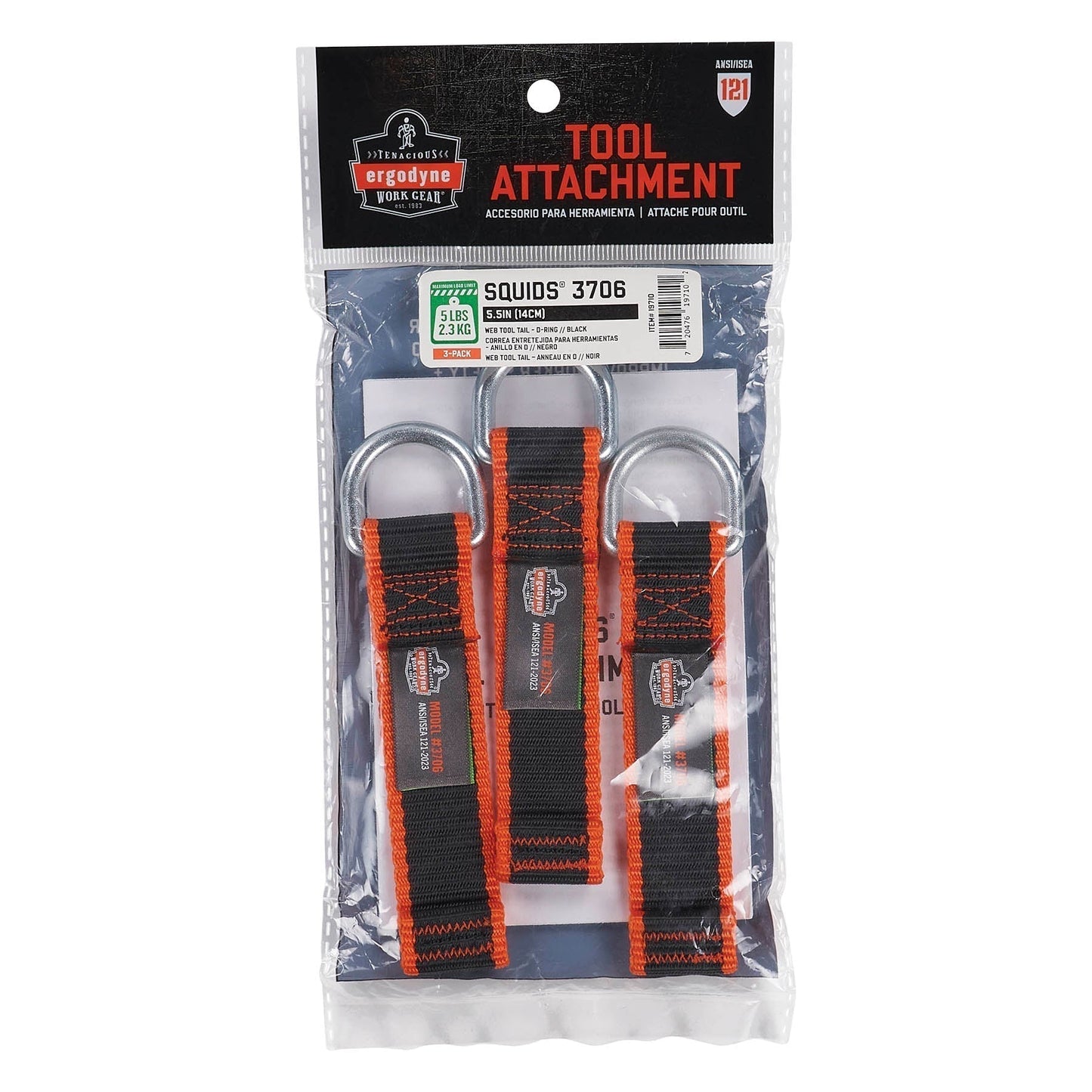 5lbs/2.3kg Tools - Ergodyne - Durable Tool Tether - Secure Attachments