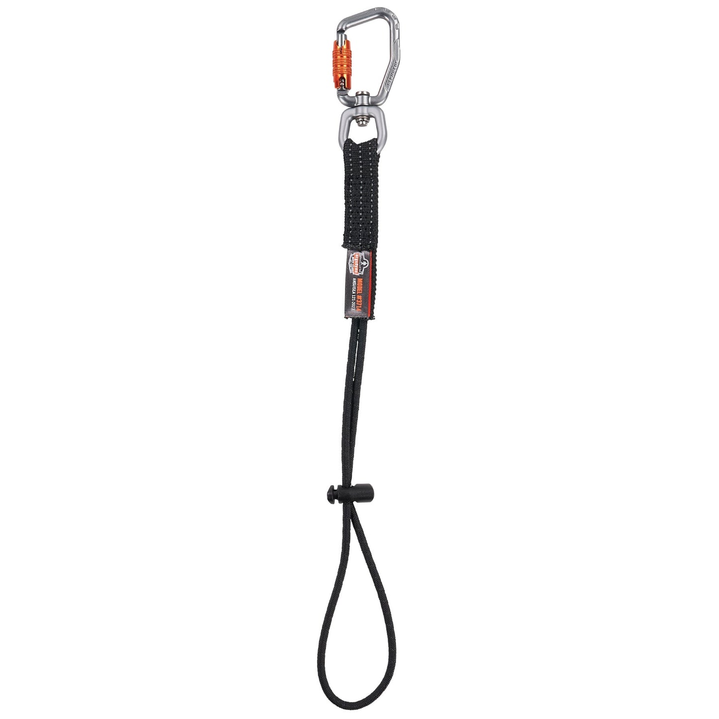 with Carabiner and Cinch Loop Lanyards - Ergodyne - Elastic Tool