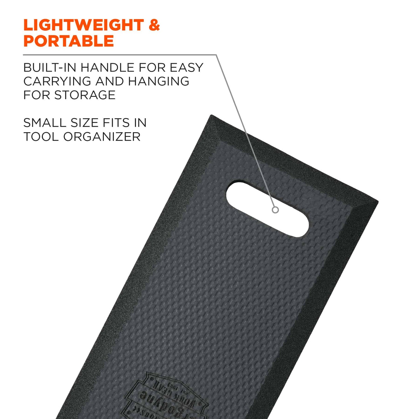 Black Kneeling Pads - Ergodyne - Lightweight Foam