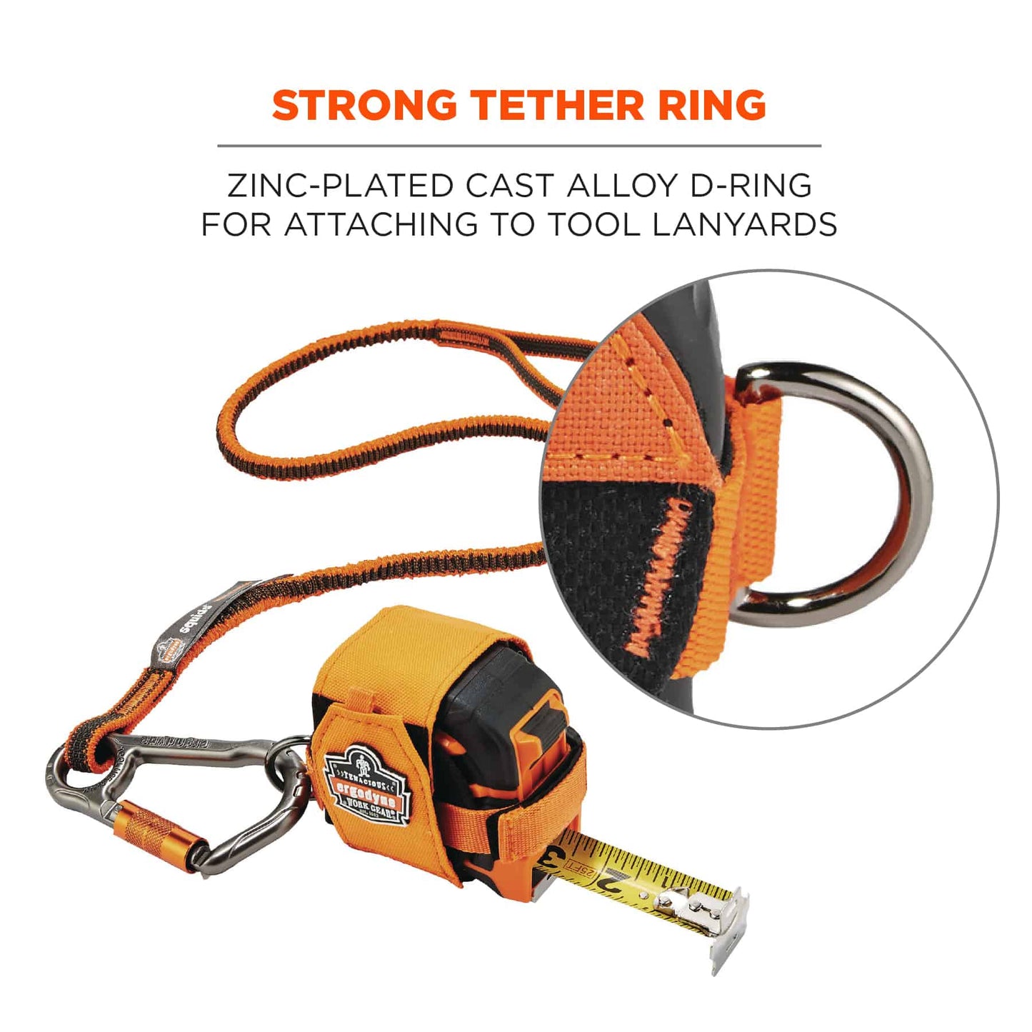 Orange Tool Traps - Ergodyne - Durable Holder Clip