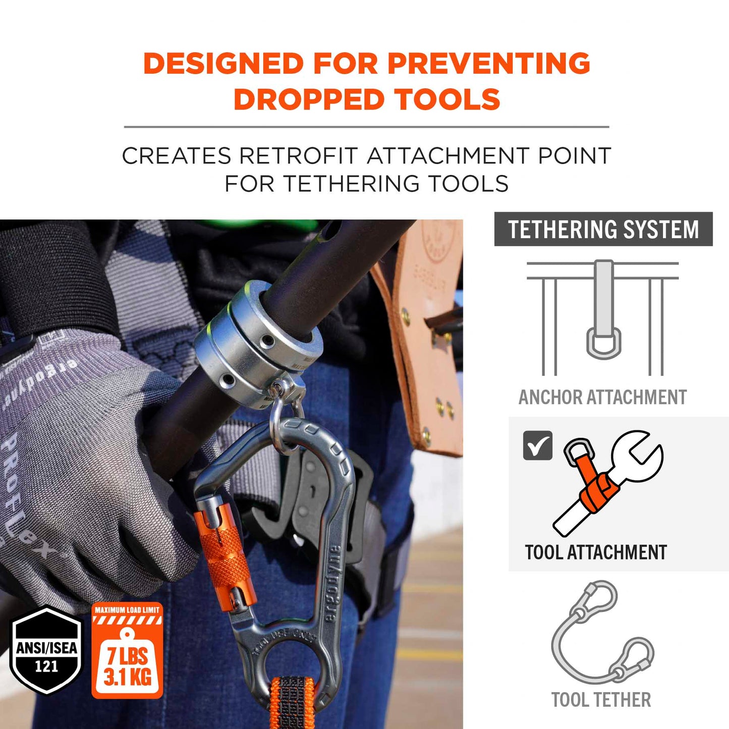 0.75 in Tool Lock - Ergodyne - Durable Locking Collar