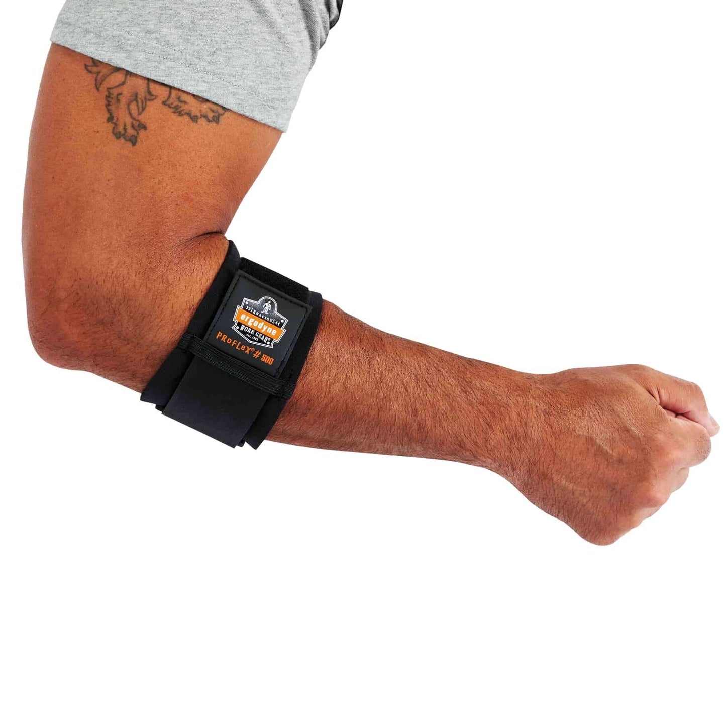 Black Elbow Wraps - Ergodyne - Four-Way Stretch Fit