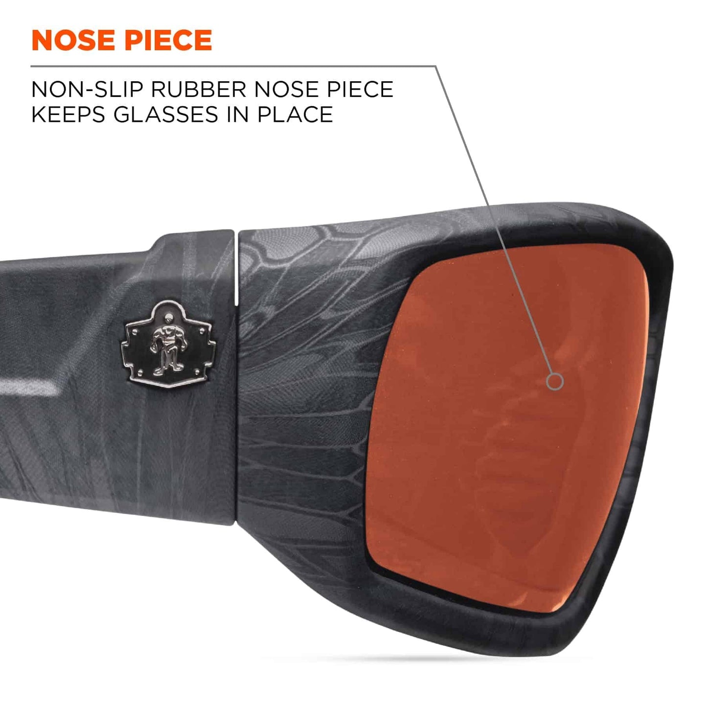 Clear Lens Glasses - Ergodyne - Durable Black Frame - Safety