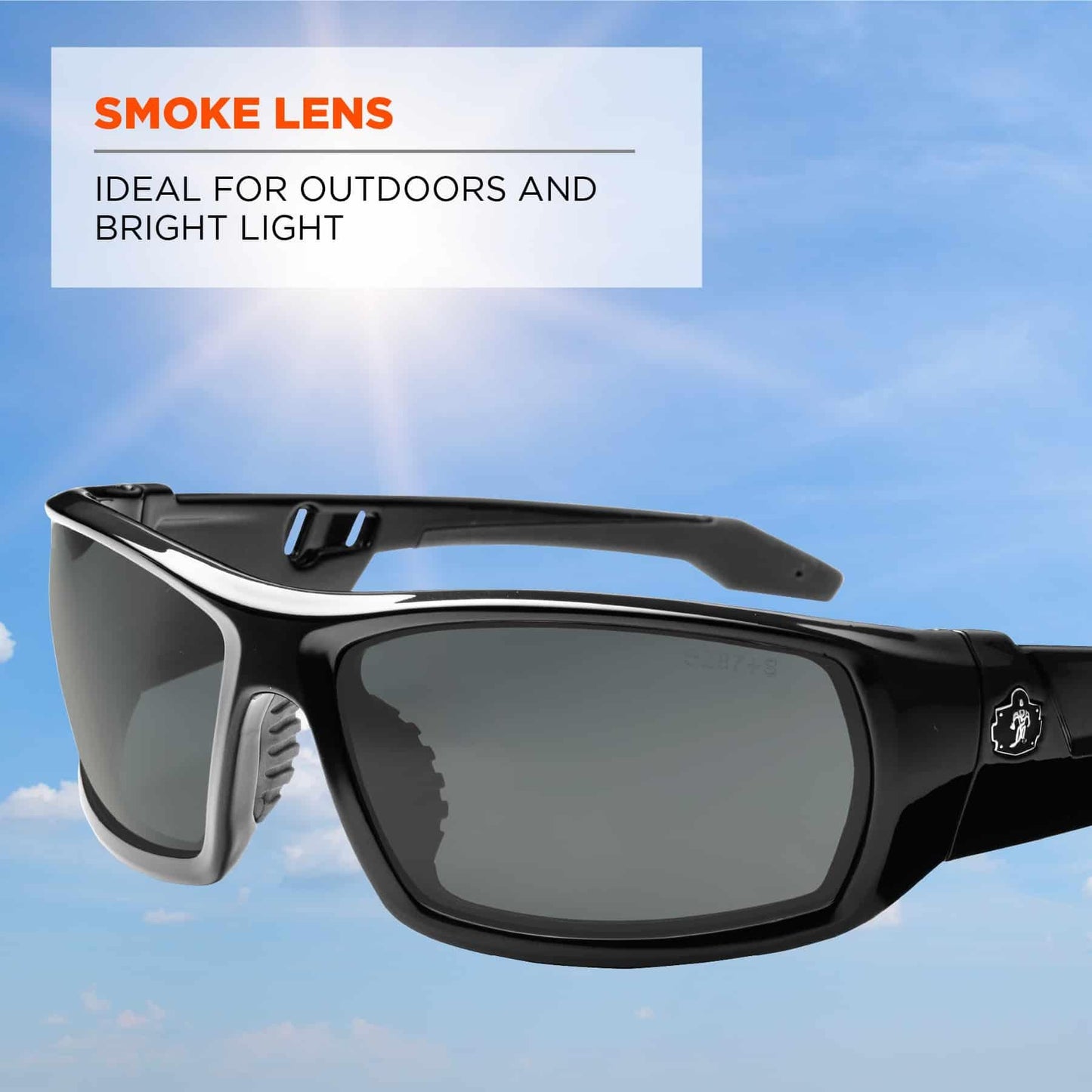 Clear Lens Glasses - Ergodyne - Durable Black Frame - Safety