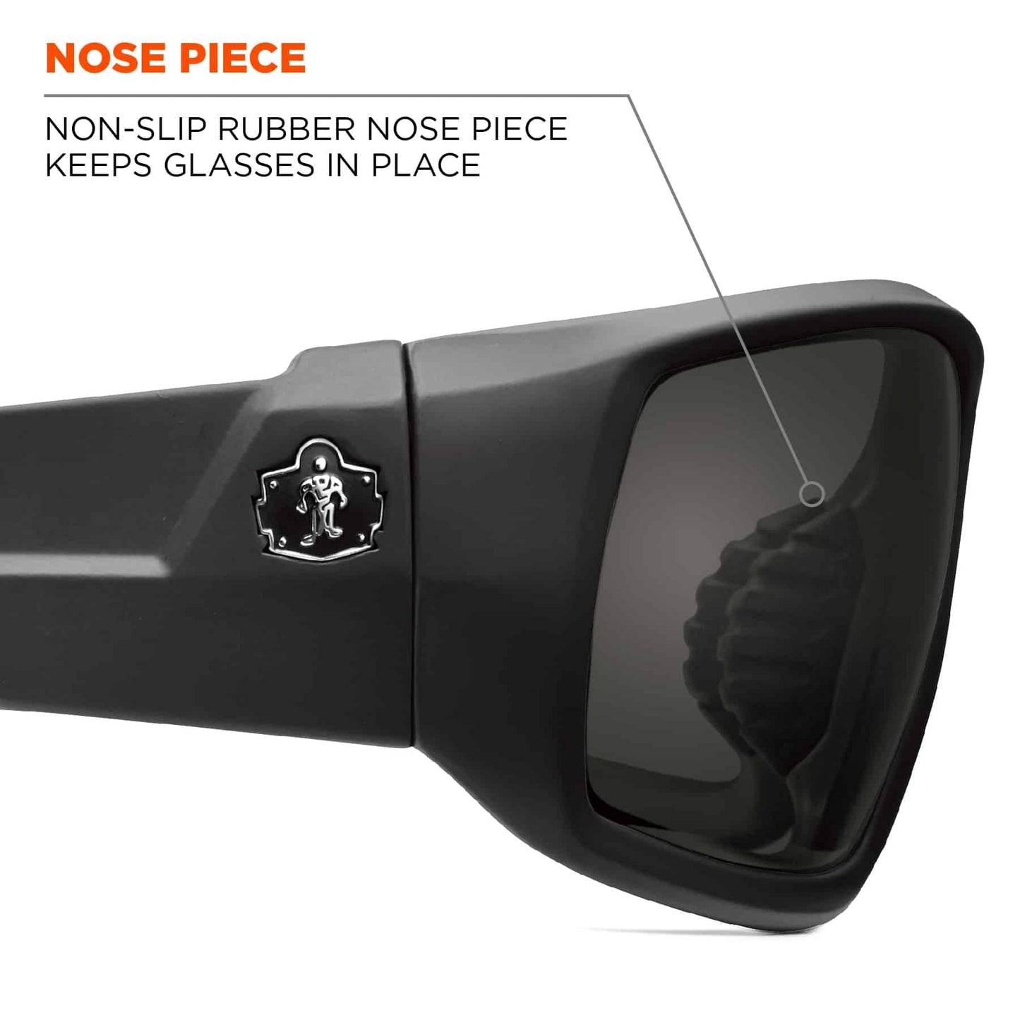 Clear Lens Glasses - Ergodyne - Durable Black Frame - Safety