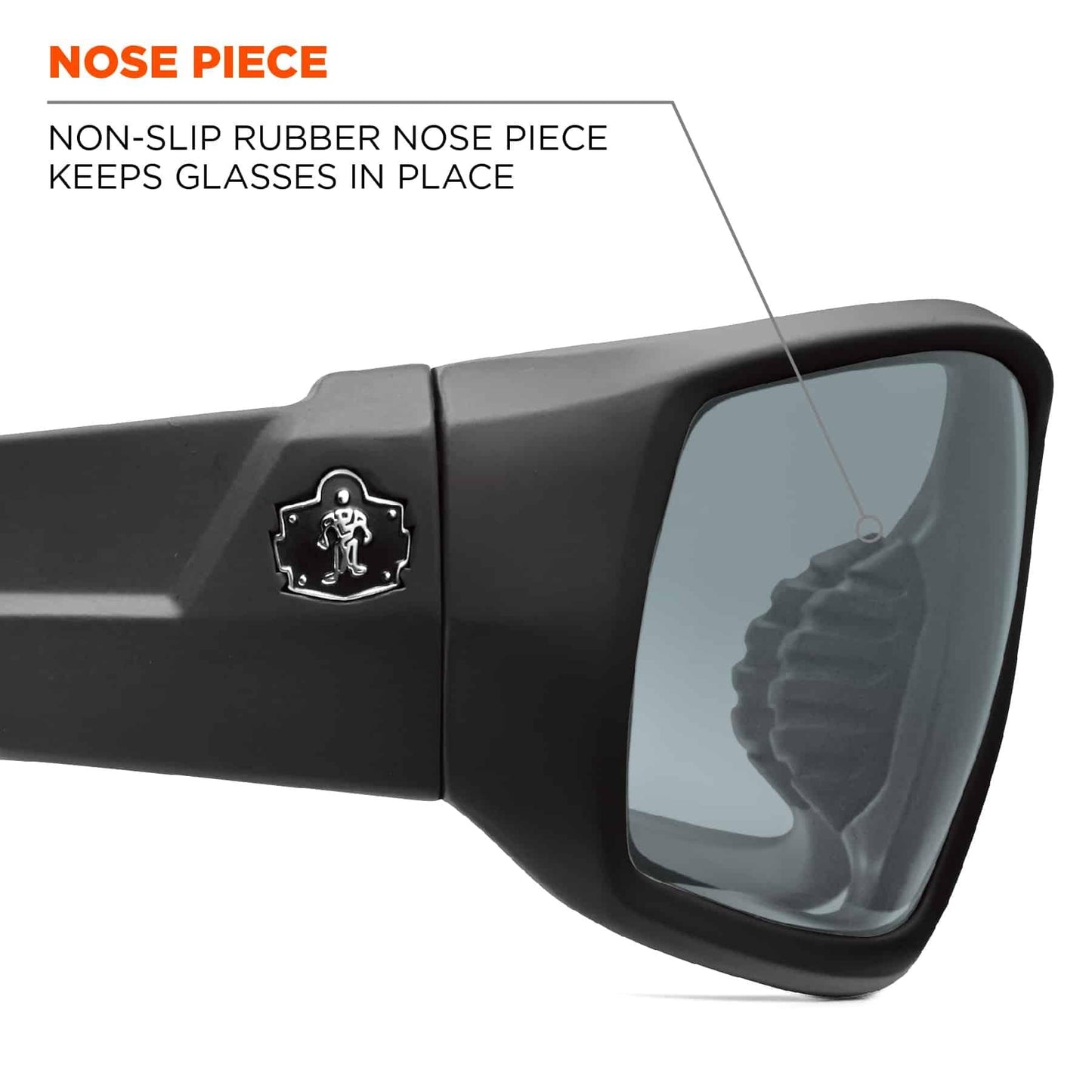 Clear Lens Glasses - Ergodyne - Durable Black Frame - Safety
