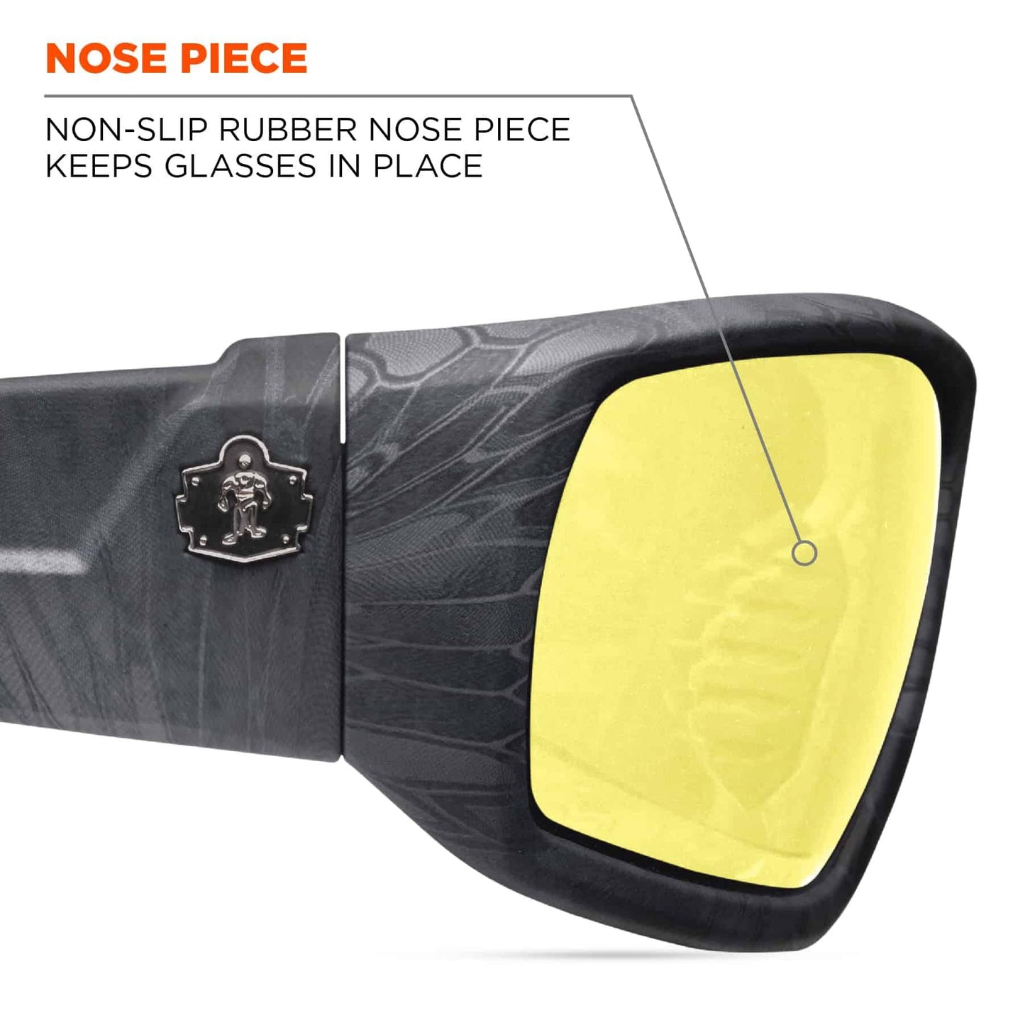 Clear Lens Glasses - Ergodyne - Durable Black Frame - Safety