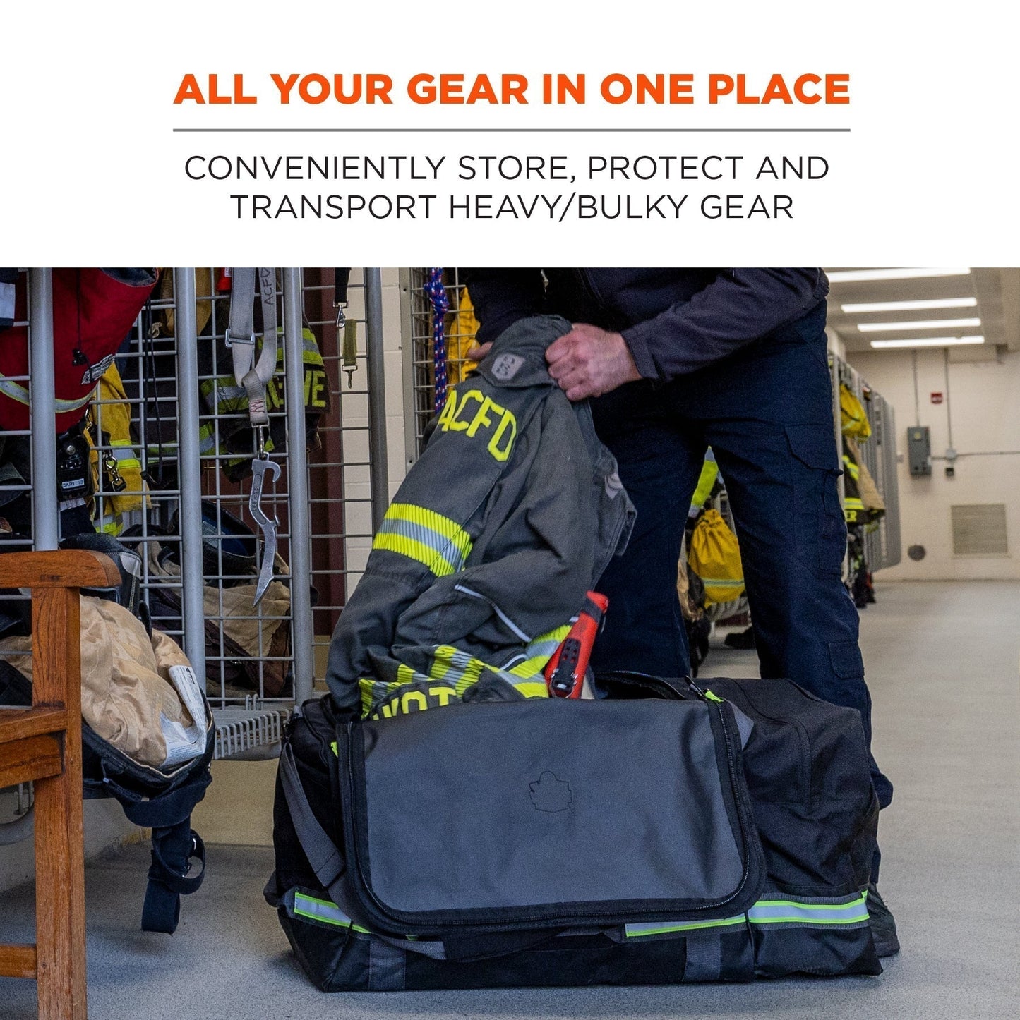 Black Gear Bag - Ergodyne - Durable Polyester