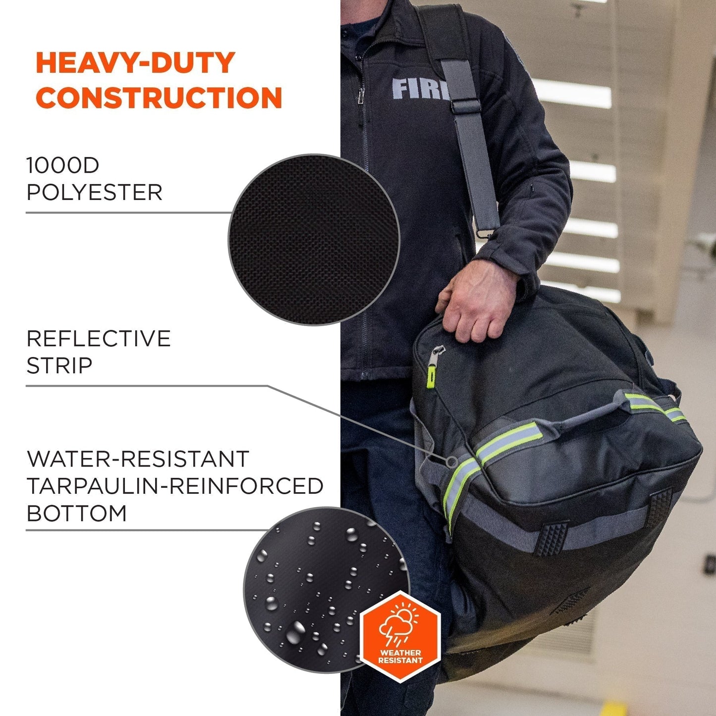 Black Gear Bag - Ergodyne - Durable Polyester