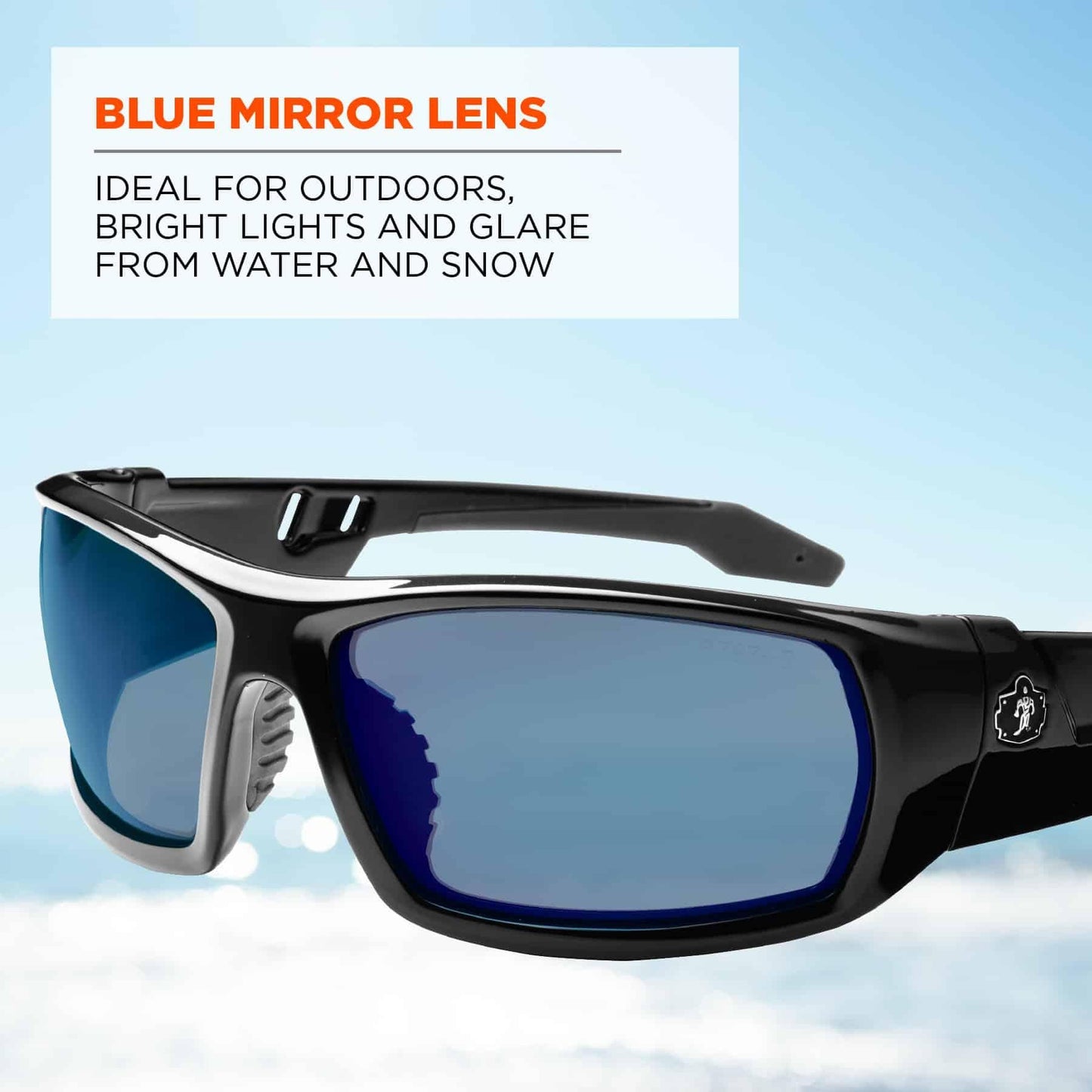 Clear Lens Glasses - Ergodyne - Durable Black Frame - Safety