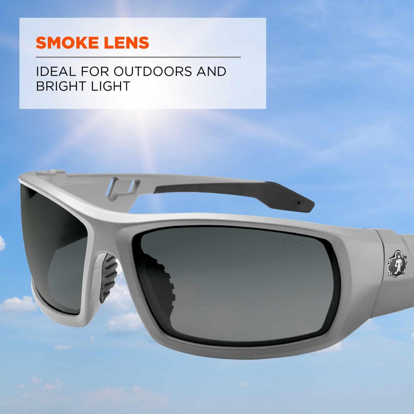 Clear Lens Glasses - Ergodyne - Durable Black Frame - Safety