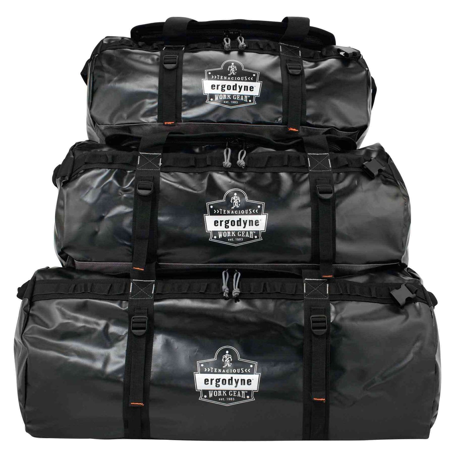 Black Duffel Bags - Ergodyne - Water Resistant