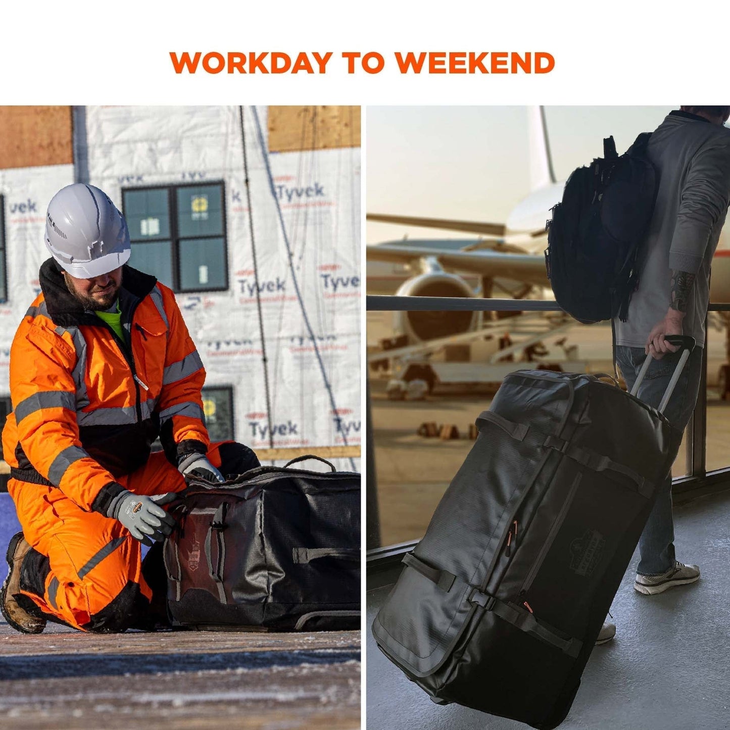 Black Duffel Bag - Ergodyne - Water-Resistant Design